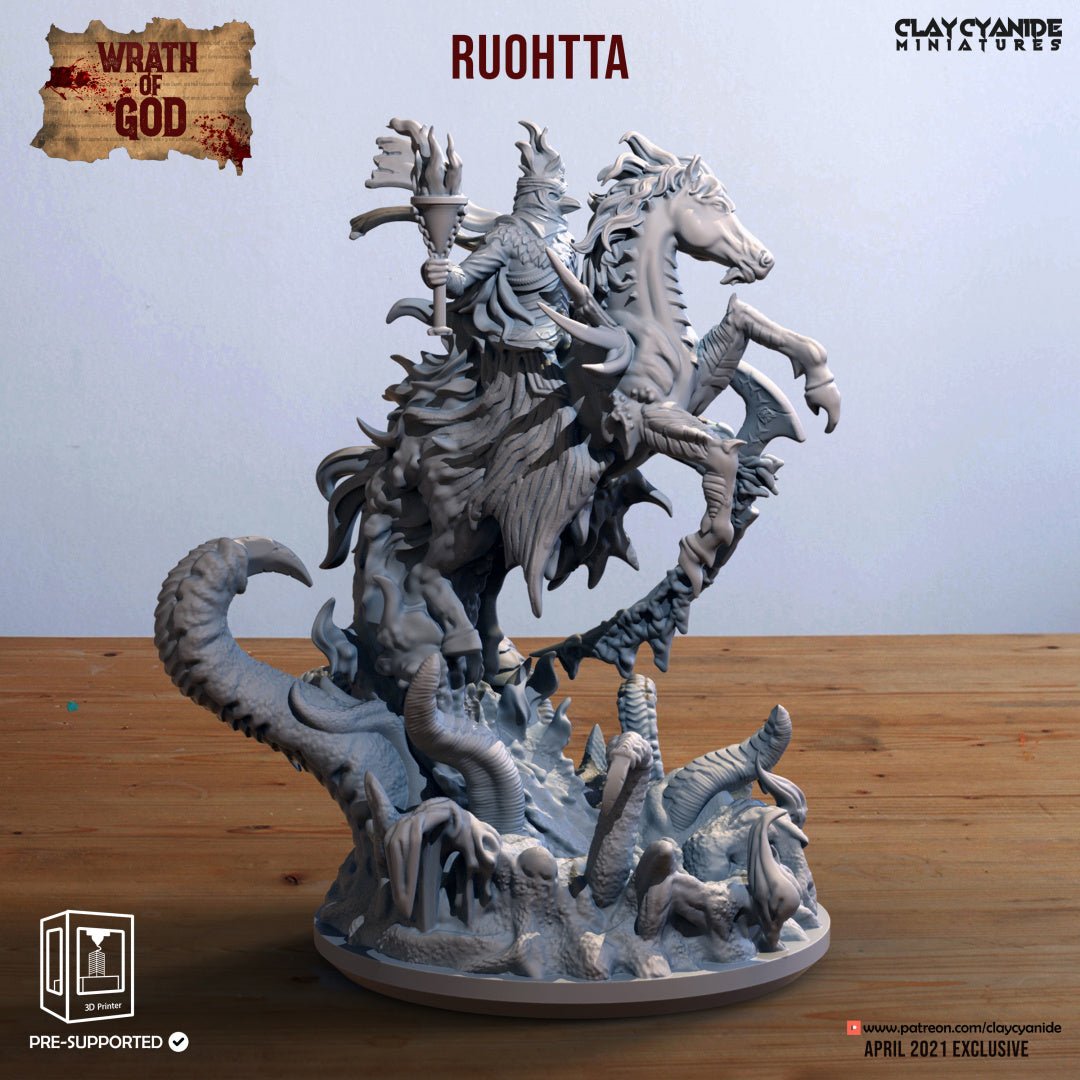 Wrath of God - ClayCyanide - Dark Forge Arts