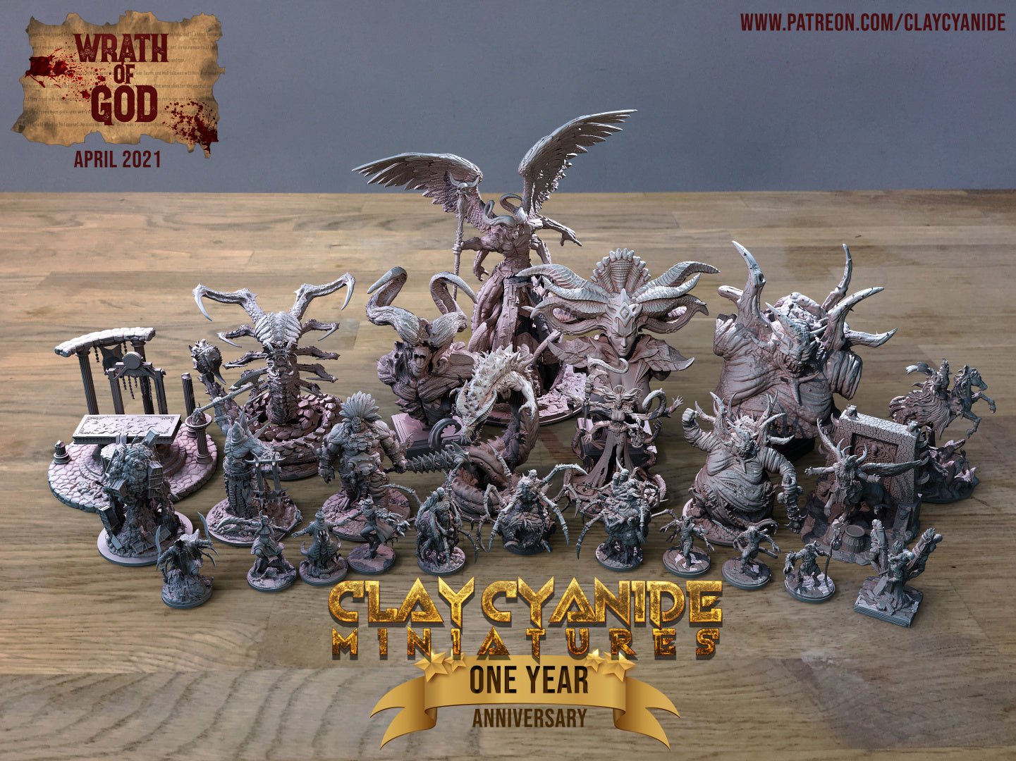 Wrath of God - ClayCyanide - Dark Forge Arts