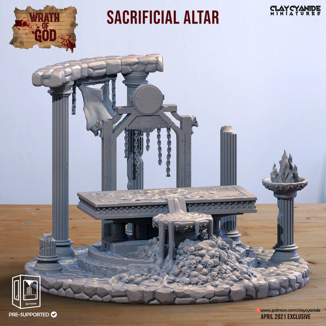 Wrath of God - ClayCyanide - Dark Forge Arts