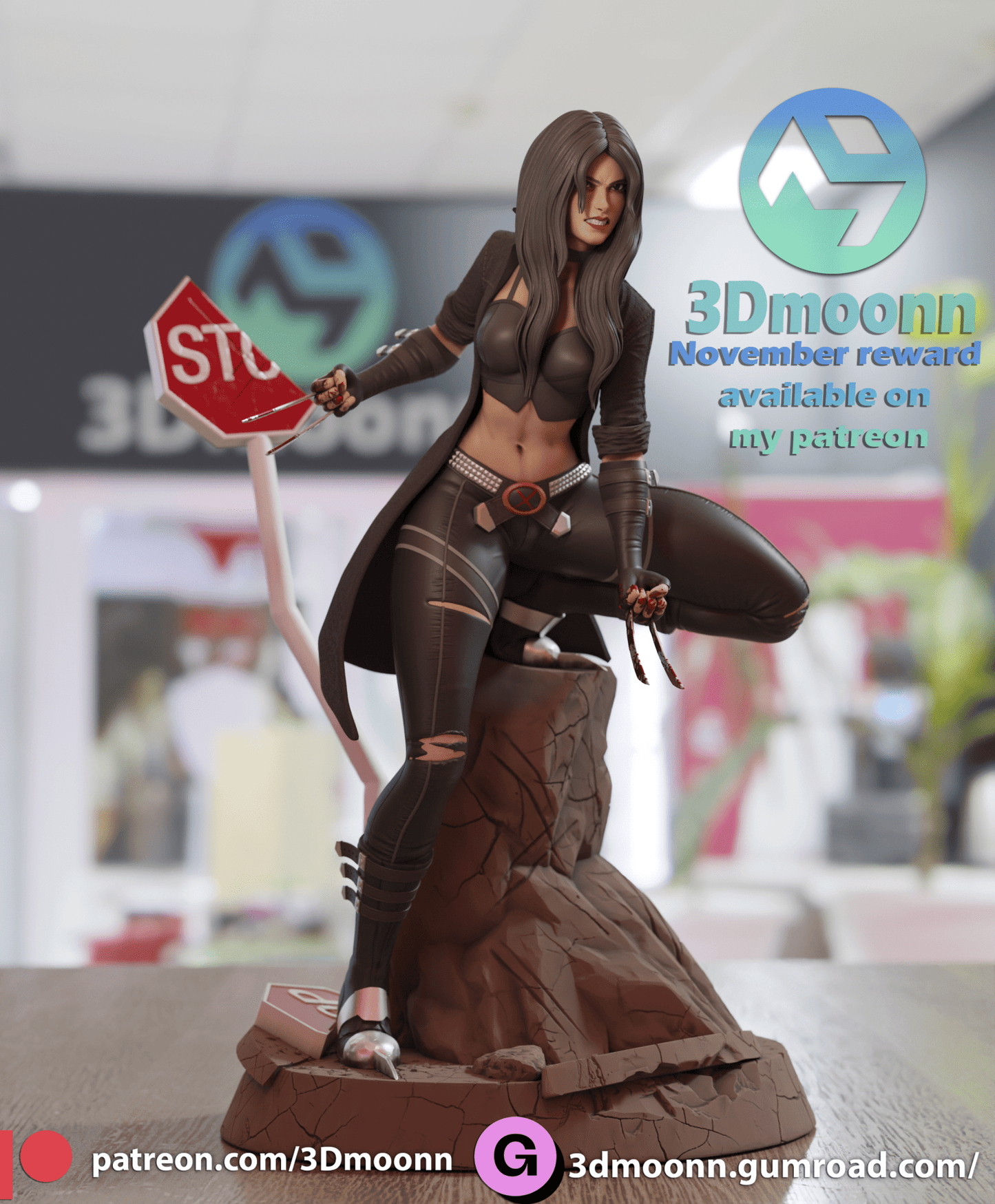 X - 23 - 3DMoonn - Dark Forge Arts