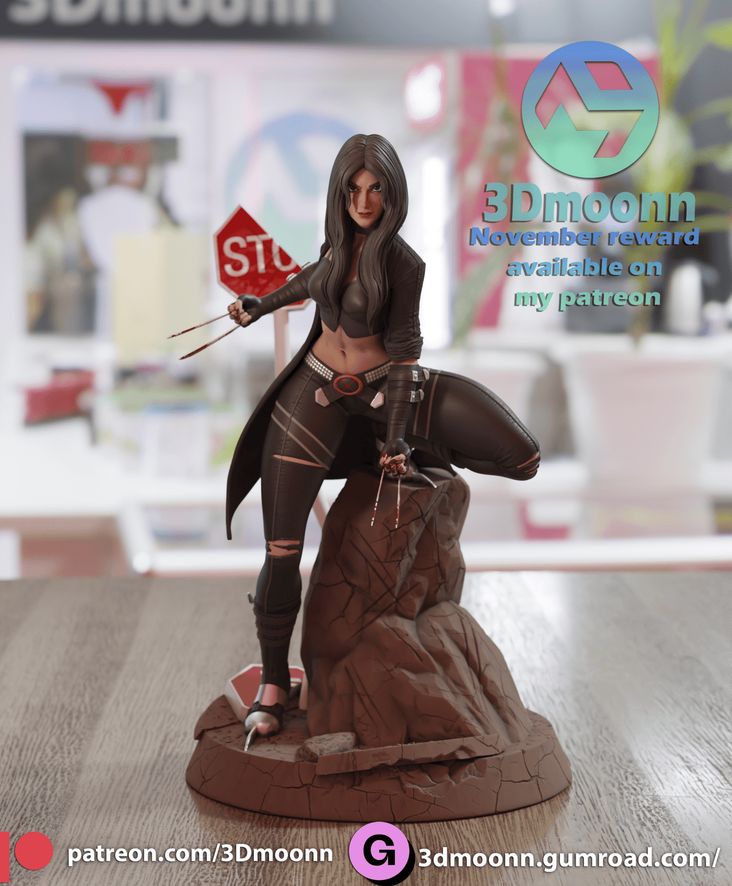 X - 23 - 3DMoonn - Dark Forge Arts