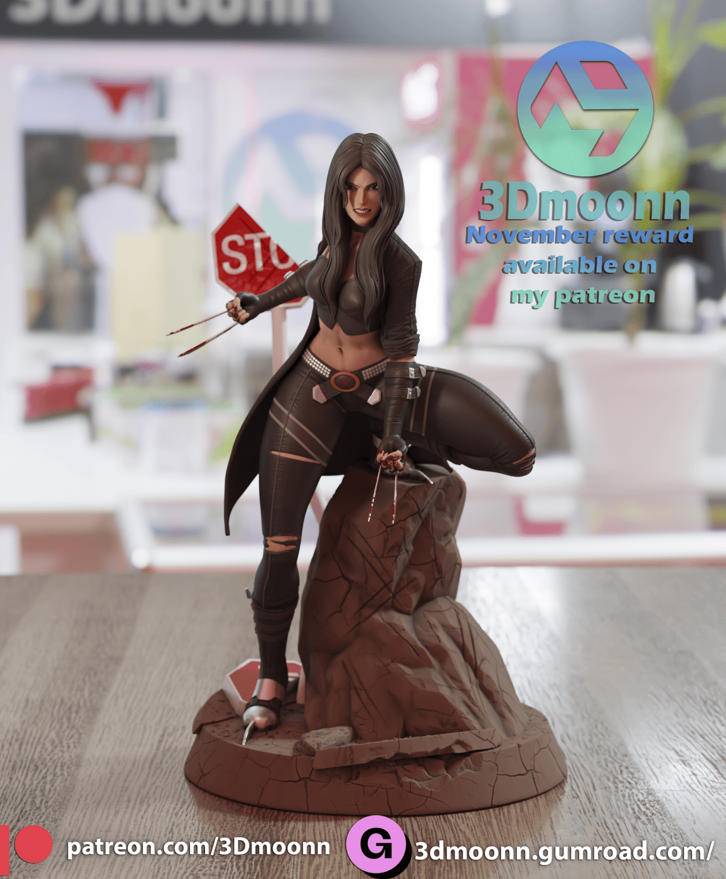 X - 23 - 3DMoonn - Dark Forge Arts