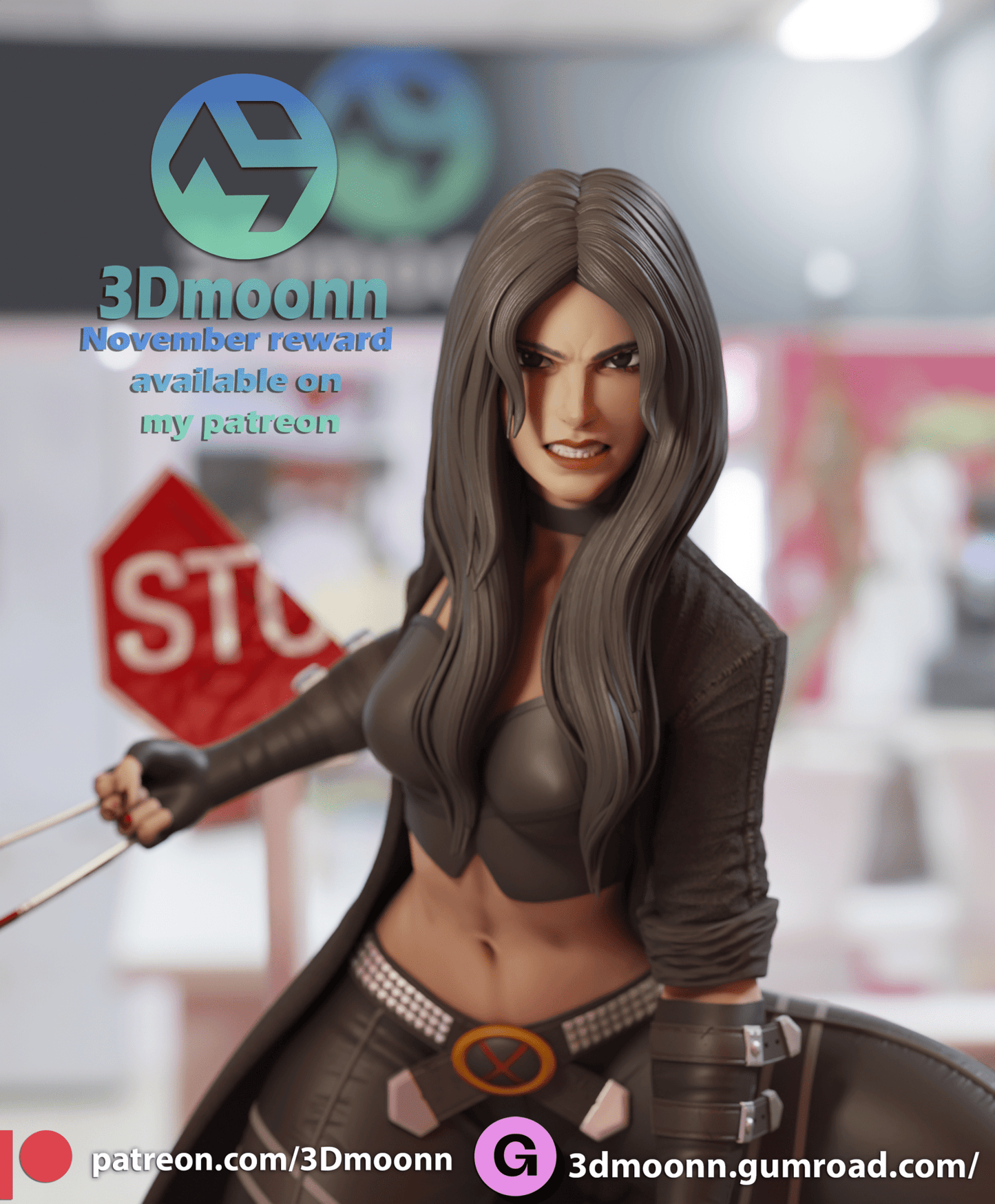 X - 23 - 3DMoonn - Dark Forge Arts