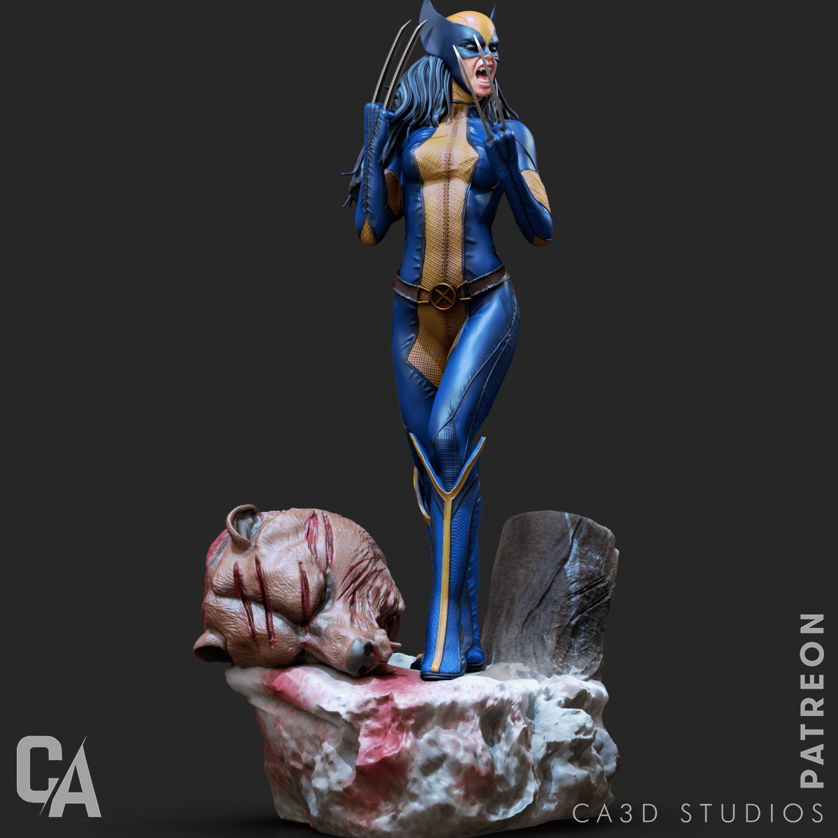 X - 23 - CA 3D Studios - Dark Forge Arts