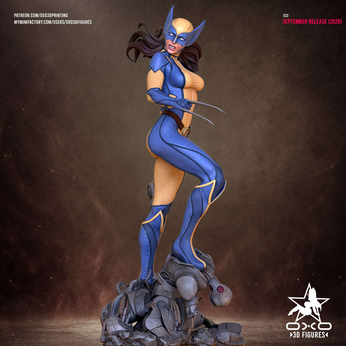 X23 Laura Kinney - OXO3D - Dark Forge Arts