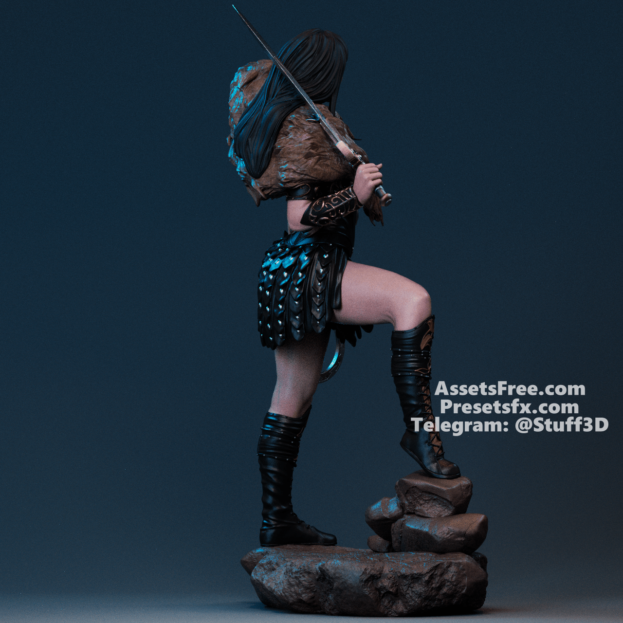 Xena - CA 3D Studios - Dark Forge Arts