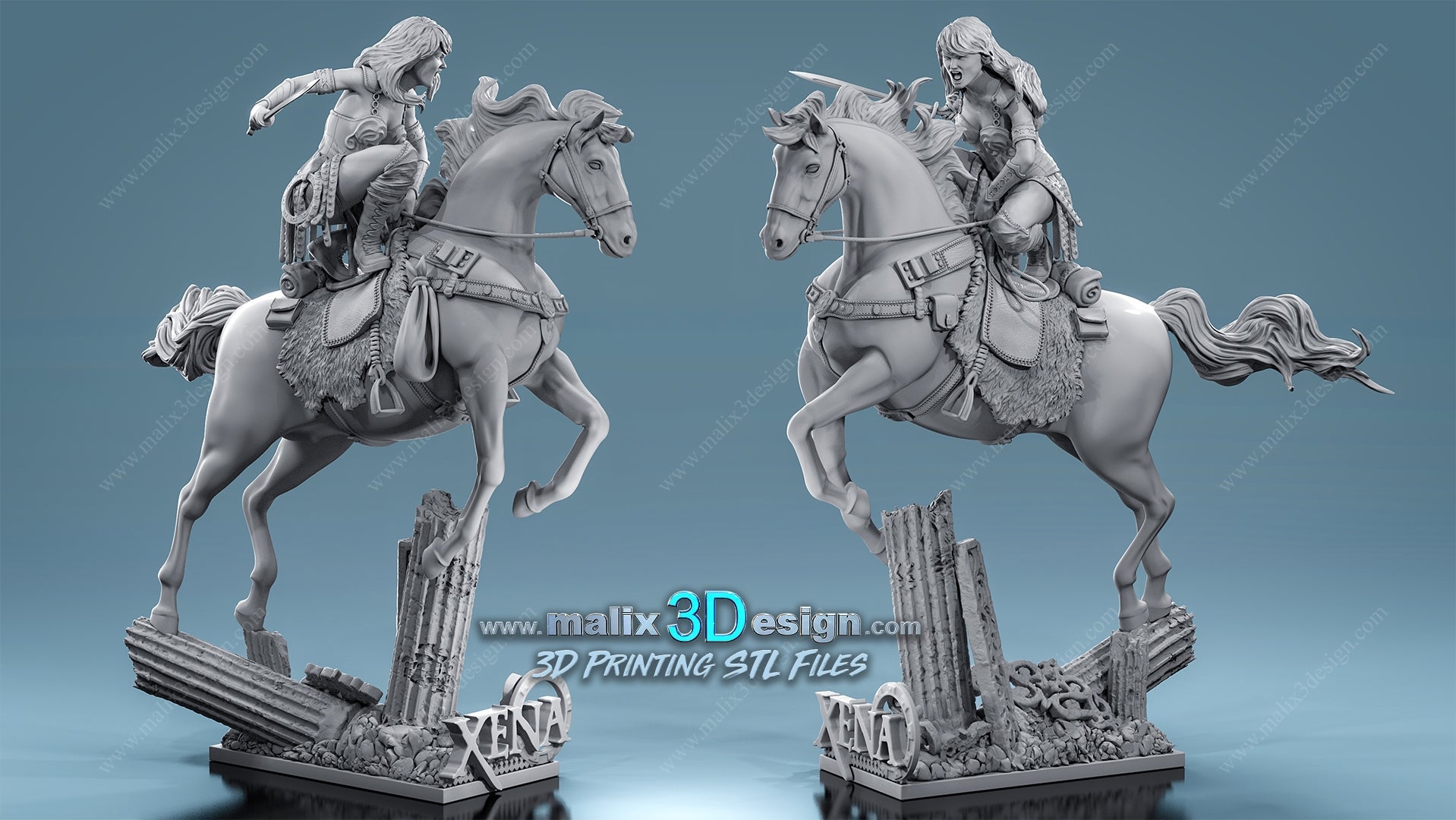 Xena - Sanix3D - Dark Forge Arts