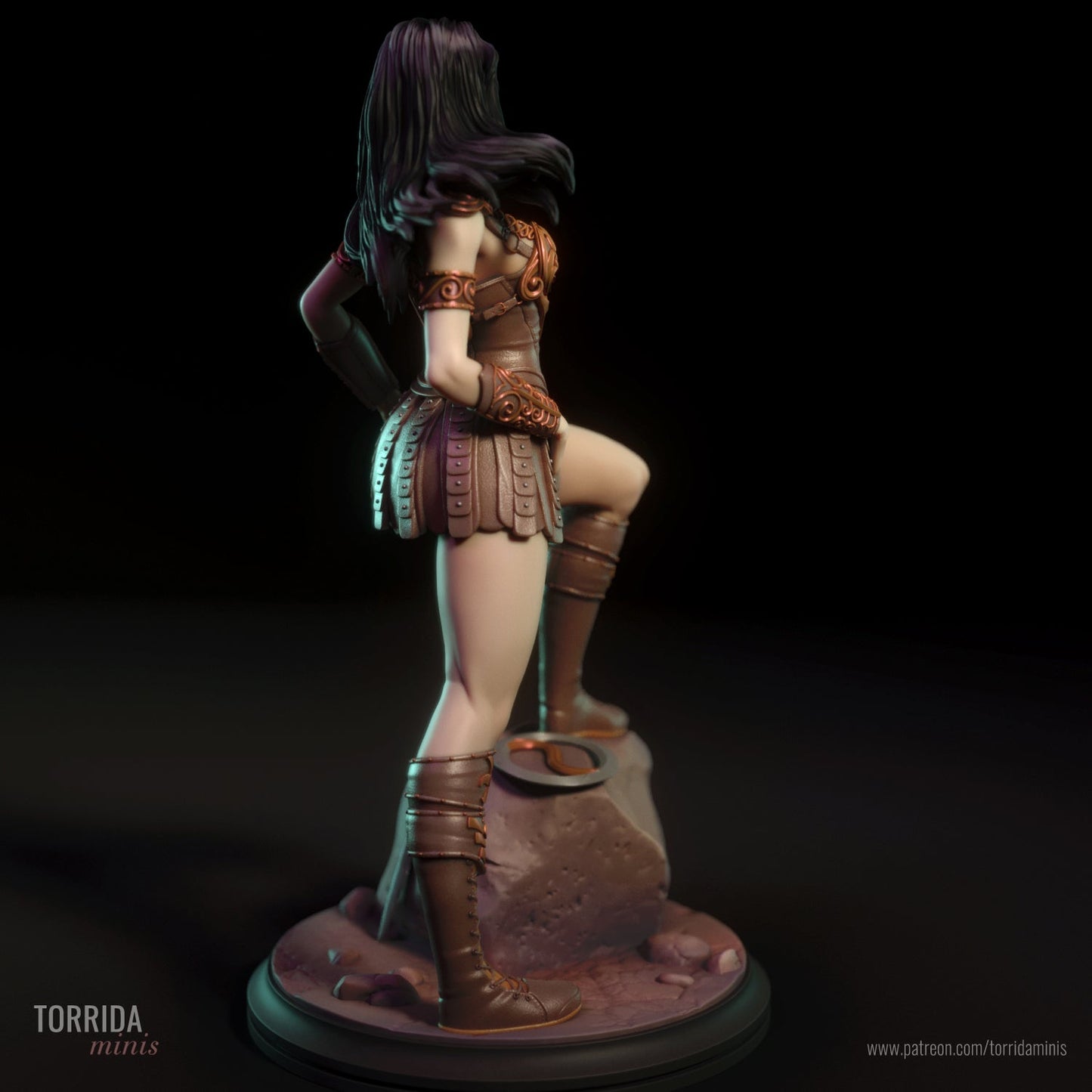 Xena - Torrida Minis - Dark Forge Arts