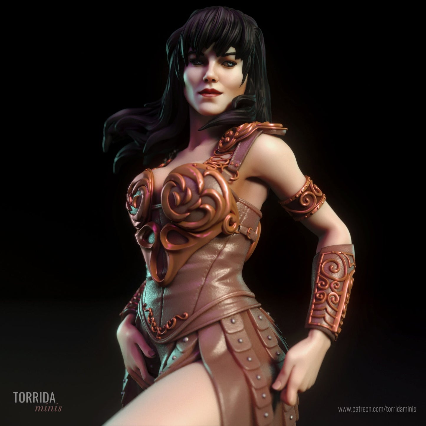 Xena - Torrida Minis - Dark Forge Arts