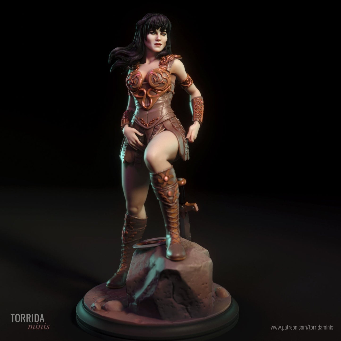 Xena - Torrida Minis - Dark Forge Arts