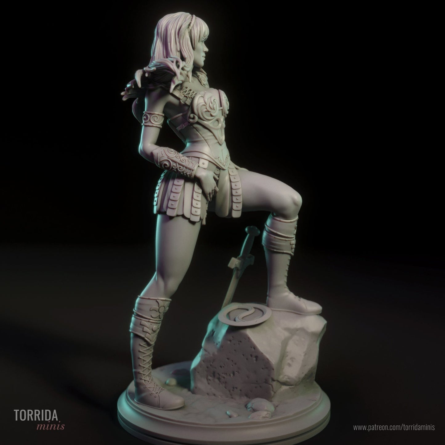 Xena - Torrida Minis - Dark Forge Arts