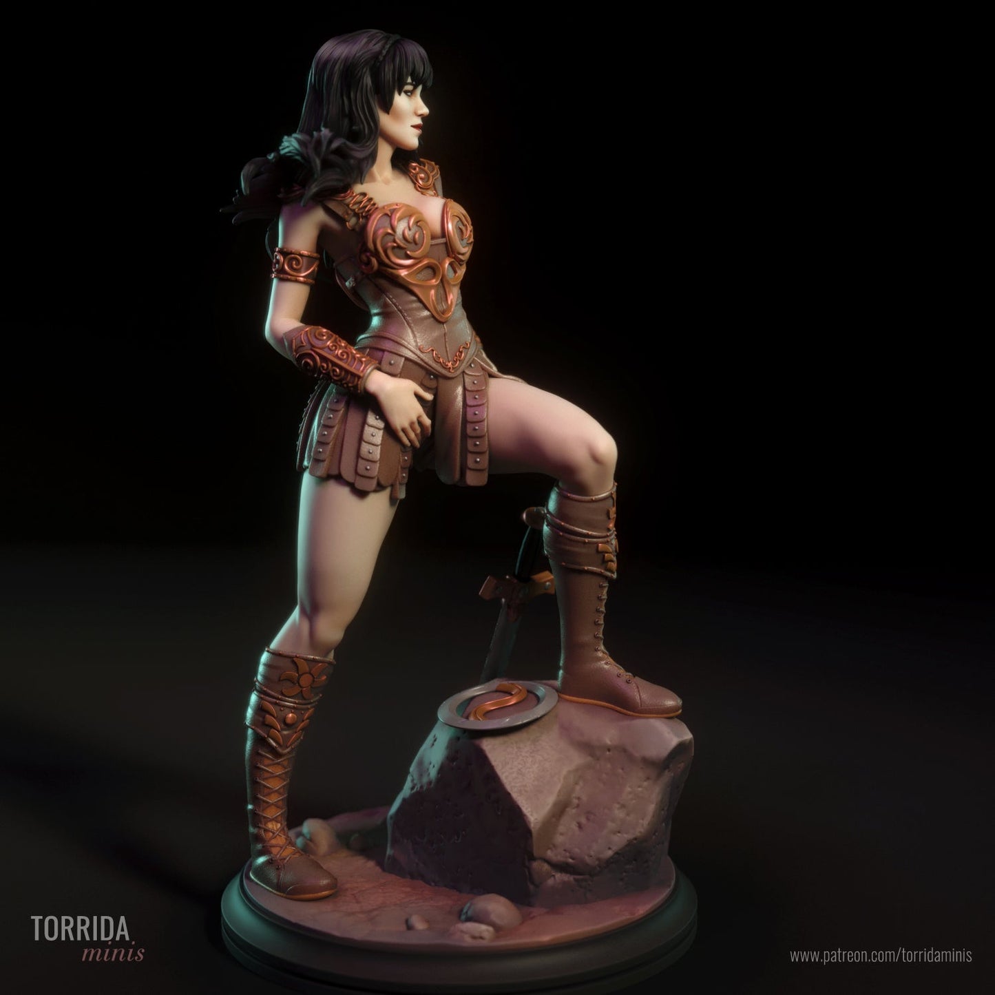 Xena - Torrida Minis - Dark Forge Arts