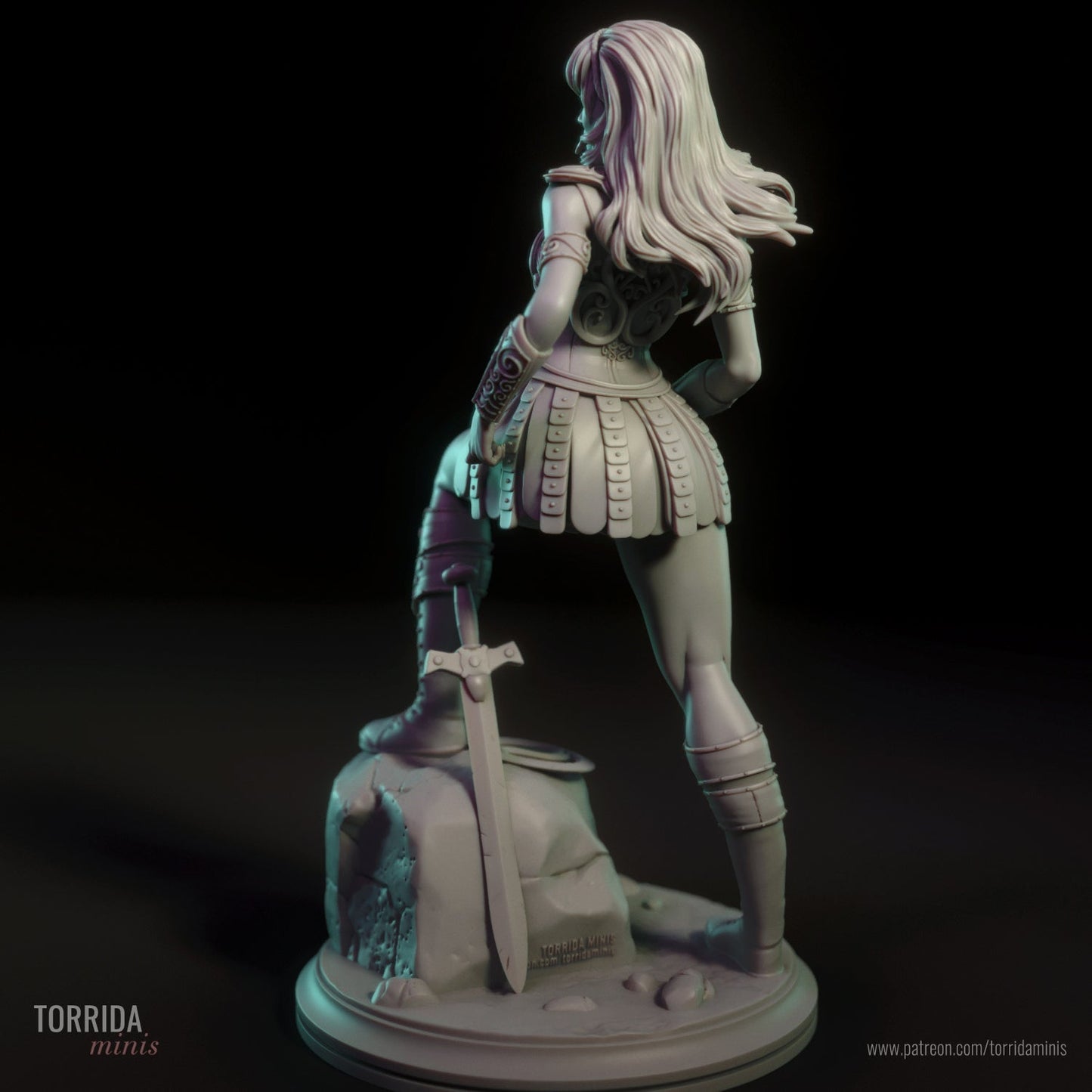 Xena - Torrida Minis - Dark Forge Arts