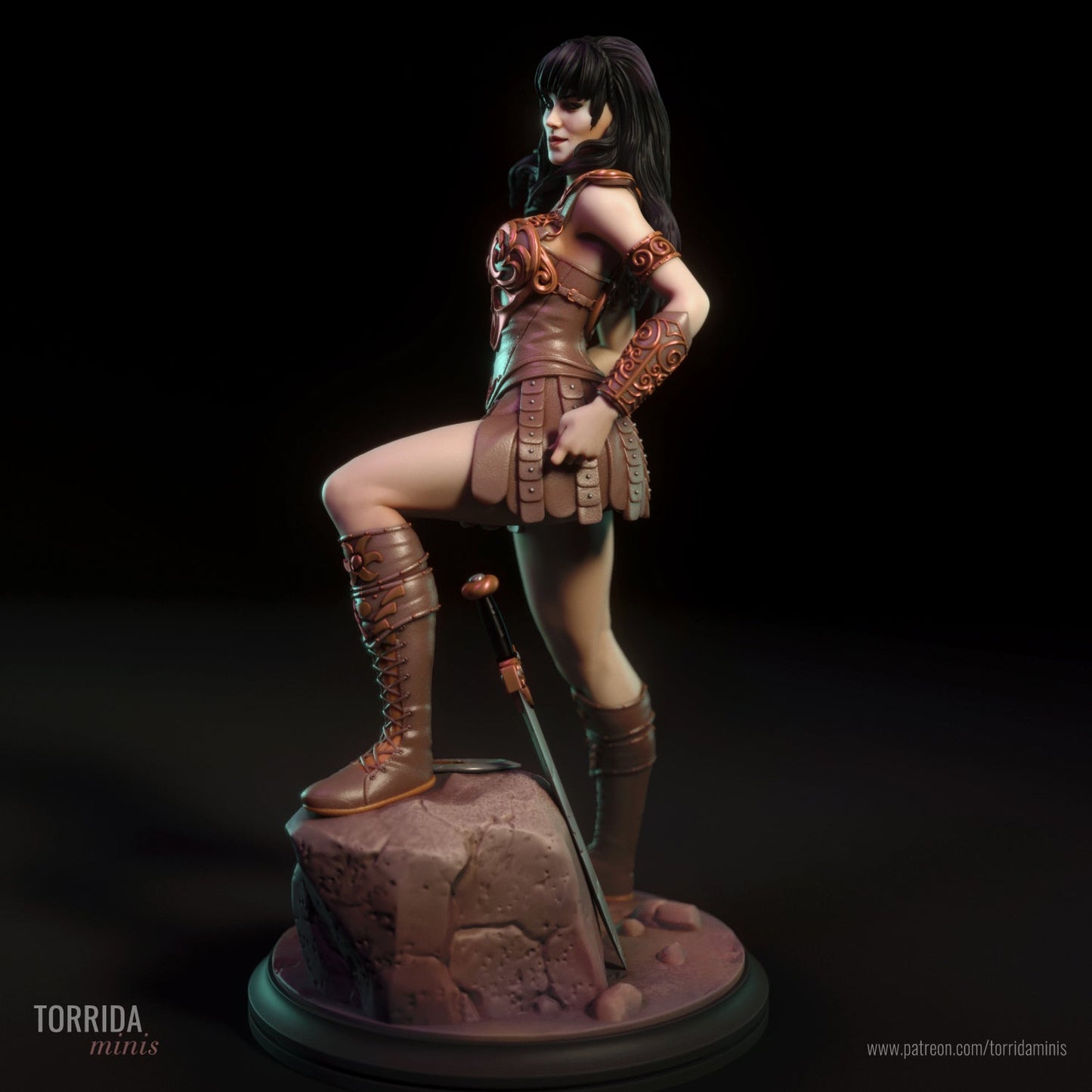 Xena - Torrida Minis - Dark Forge Arts