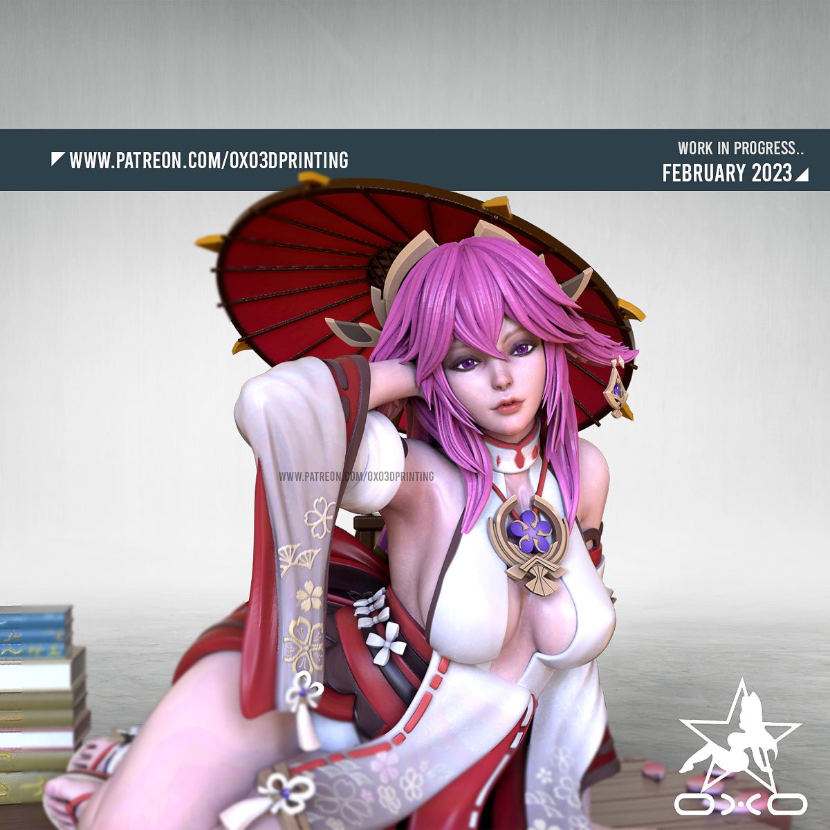 Yae Miko - OXO3D - Dark Forge Arts