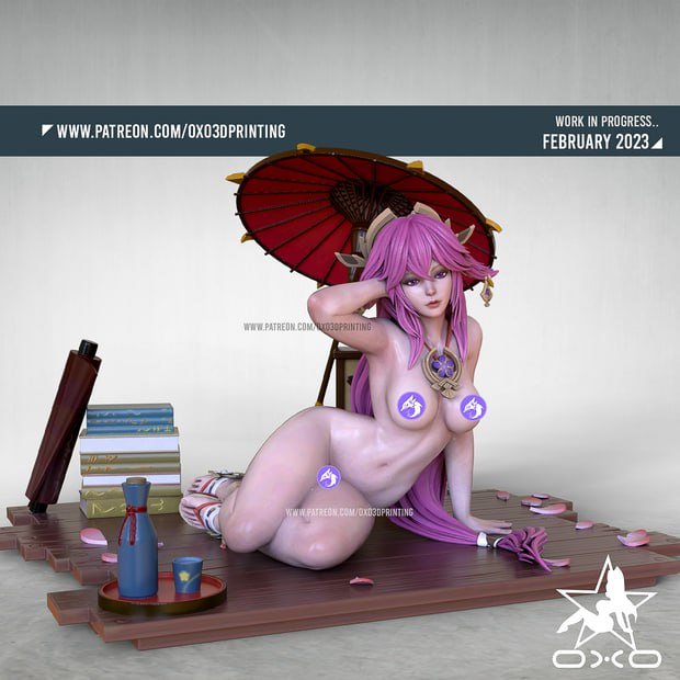 Yae Miko - OXO3D - Dark Forge Arts