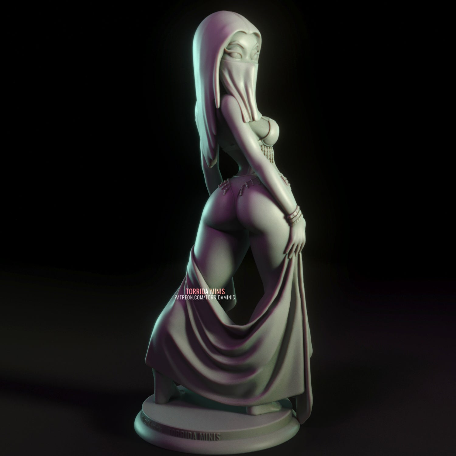 Yellow Sorceress - Torrida Minis - Dark Forge Arts