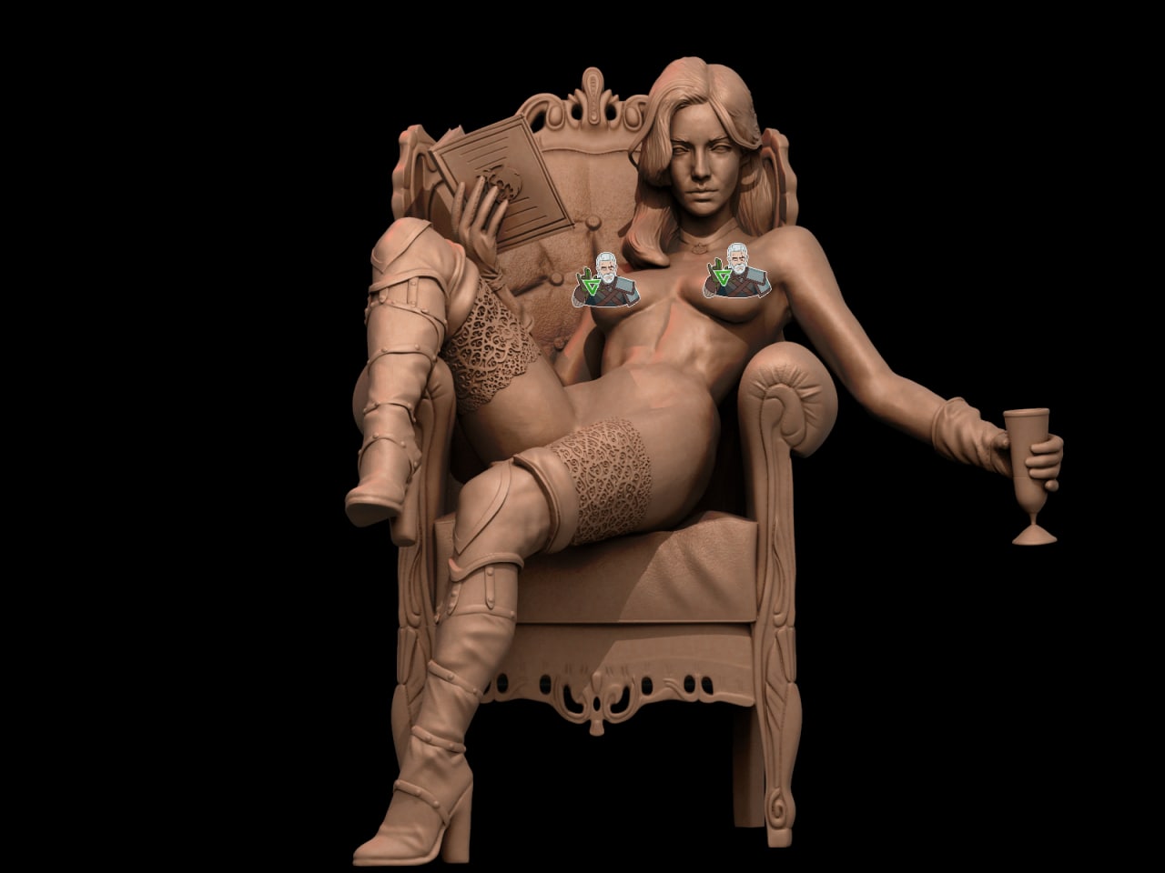 Yennefer of Vengerberg - CA 3D Studios - Dark Forge Arts