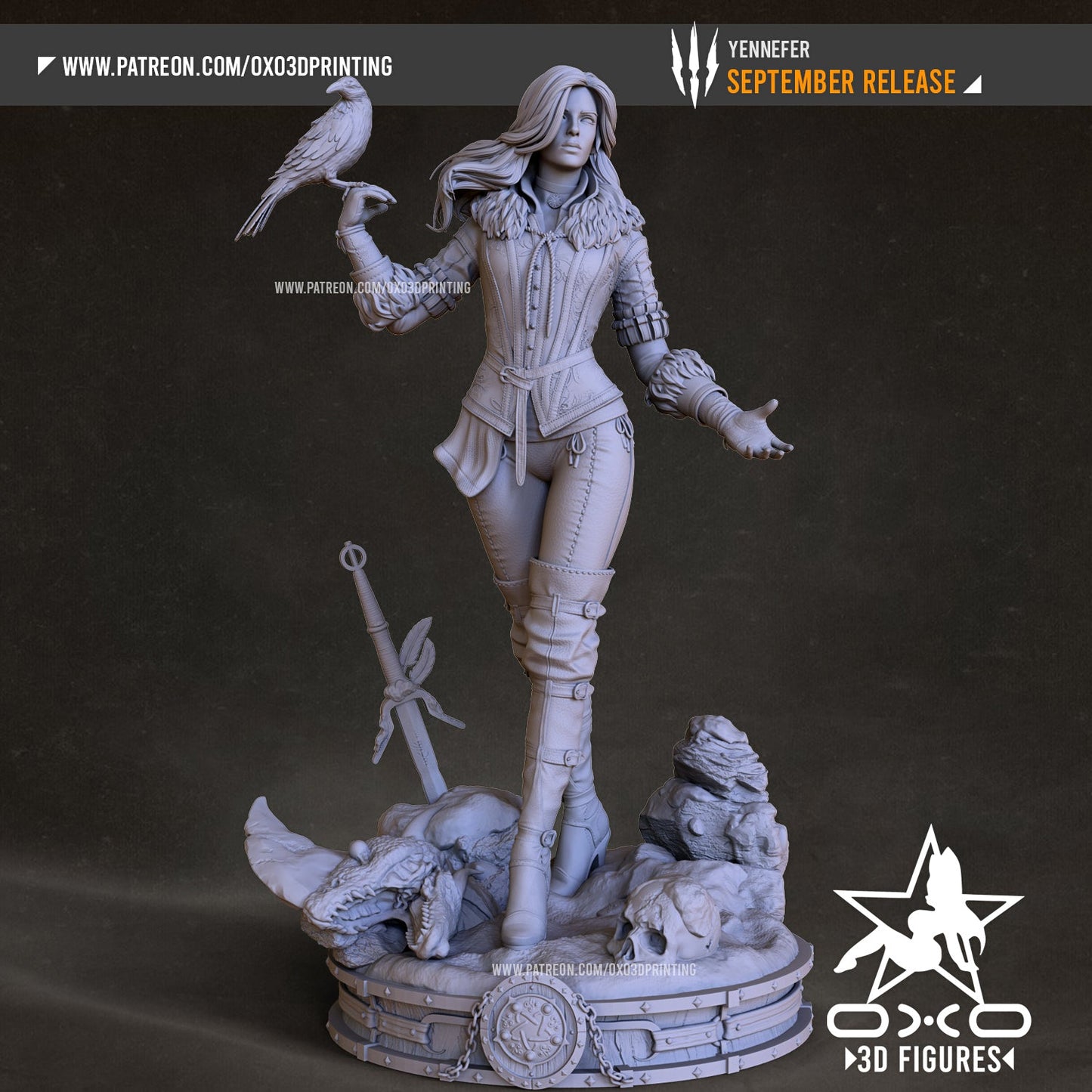 Yennefer - OXO3D - Dark Forge Arts