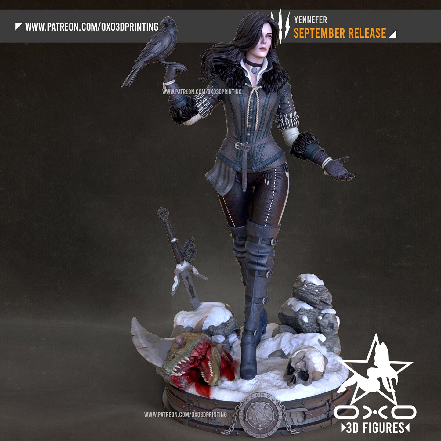 Yennefer - OXO3D - Dark Forge Arts