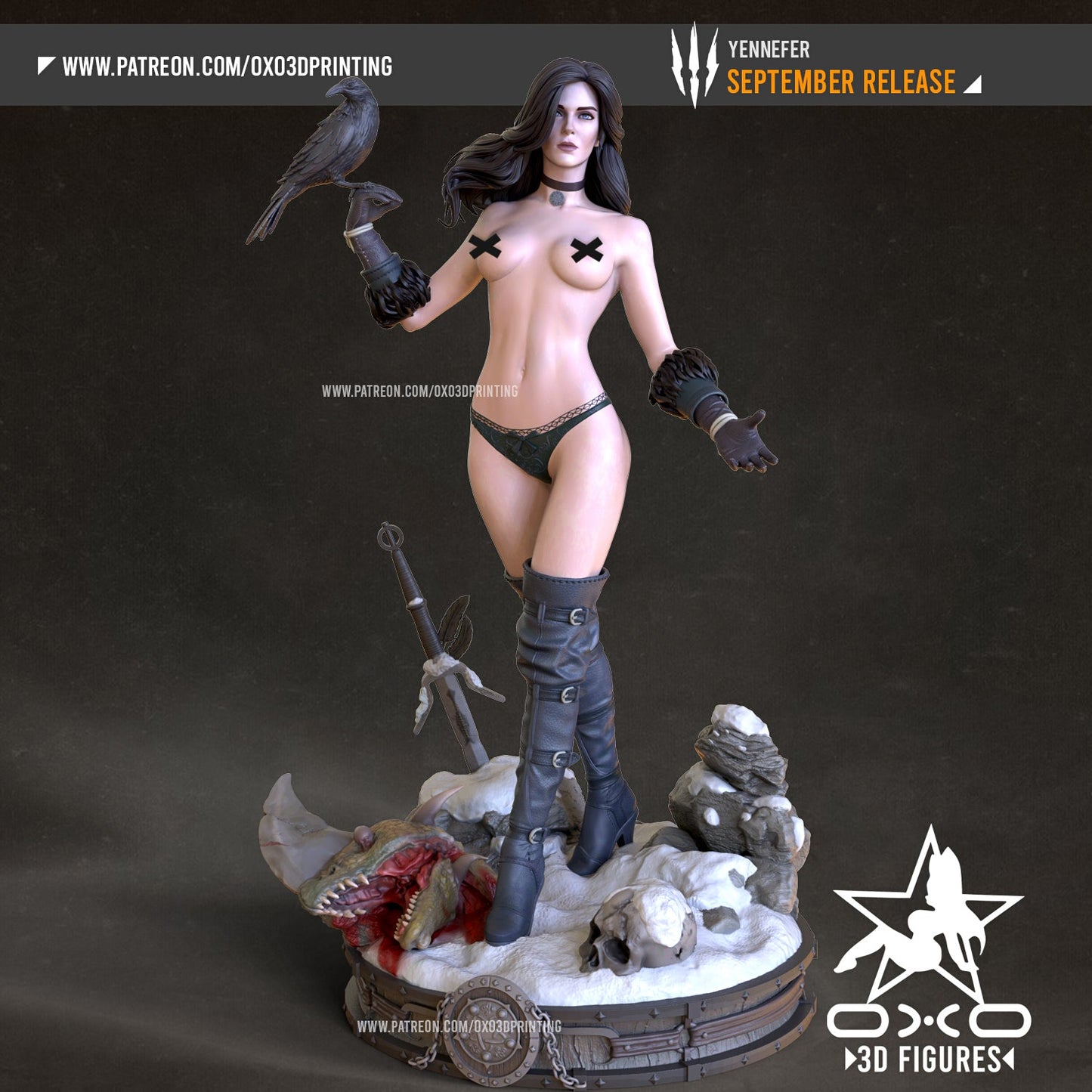Yennefer - OXO3D - Dark Forge Arts