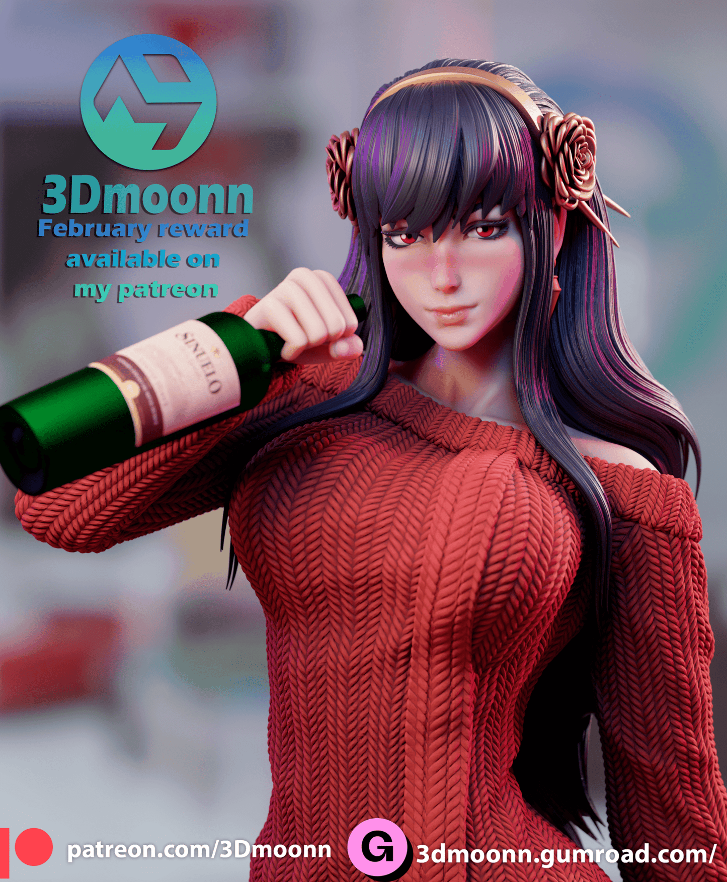 Yor Forger - 3DMoonn - Dark Forge Arts