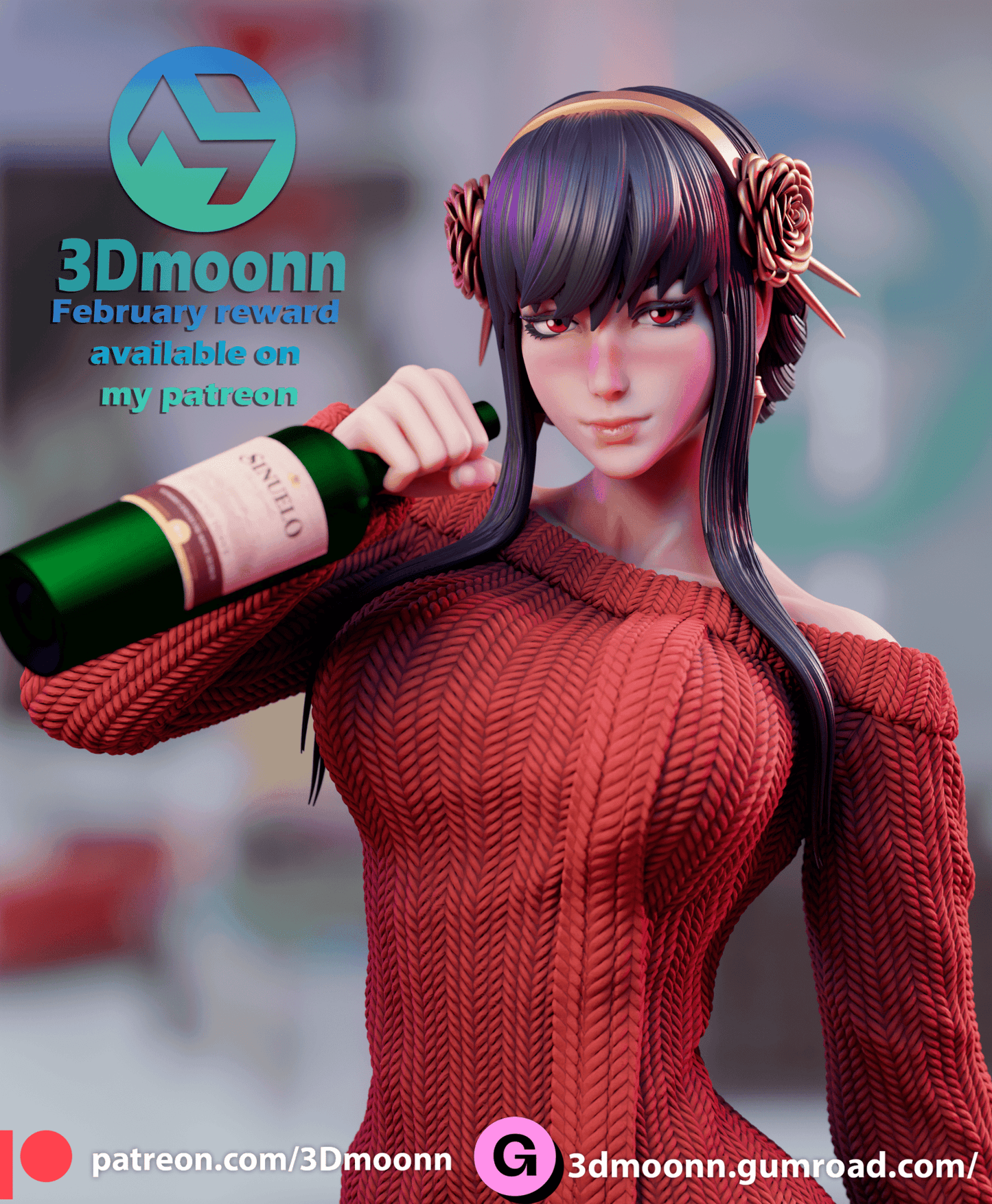 Yor Forger - 3DMoonn - Dark Forge Arts