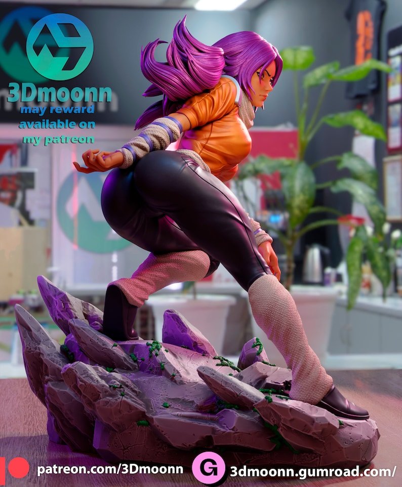 Yoruichi - 3DMoonn - Dark Forge Arts