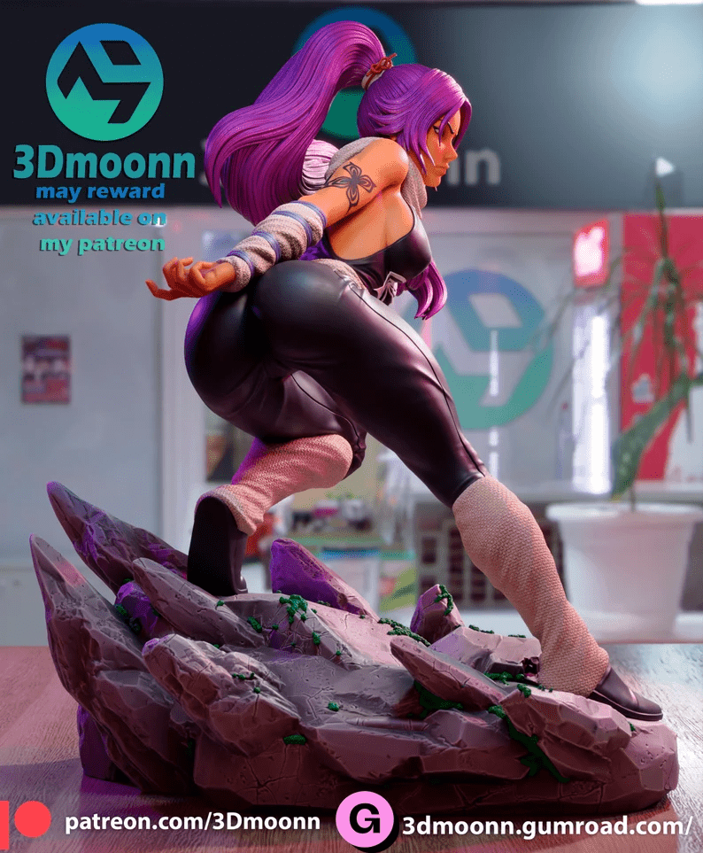 Yoruichi - 3DMoonn - Dark Forge Arts