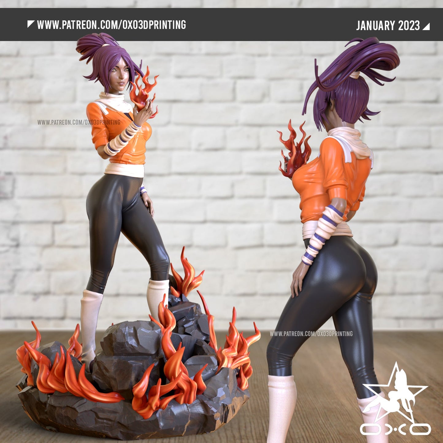 Yoruichi Shihouin - OXO3D - Dark Forge Arts