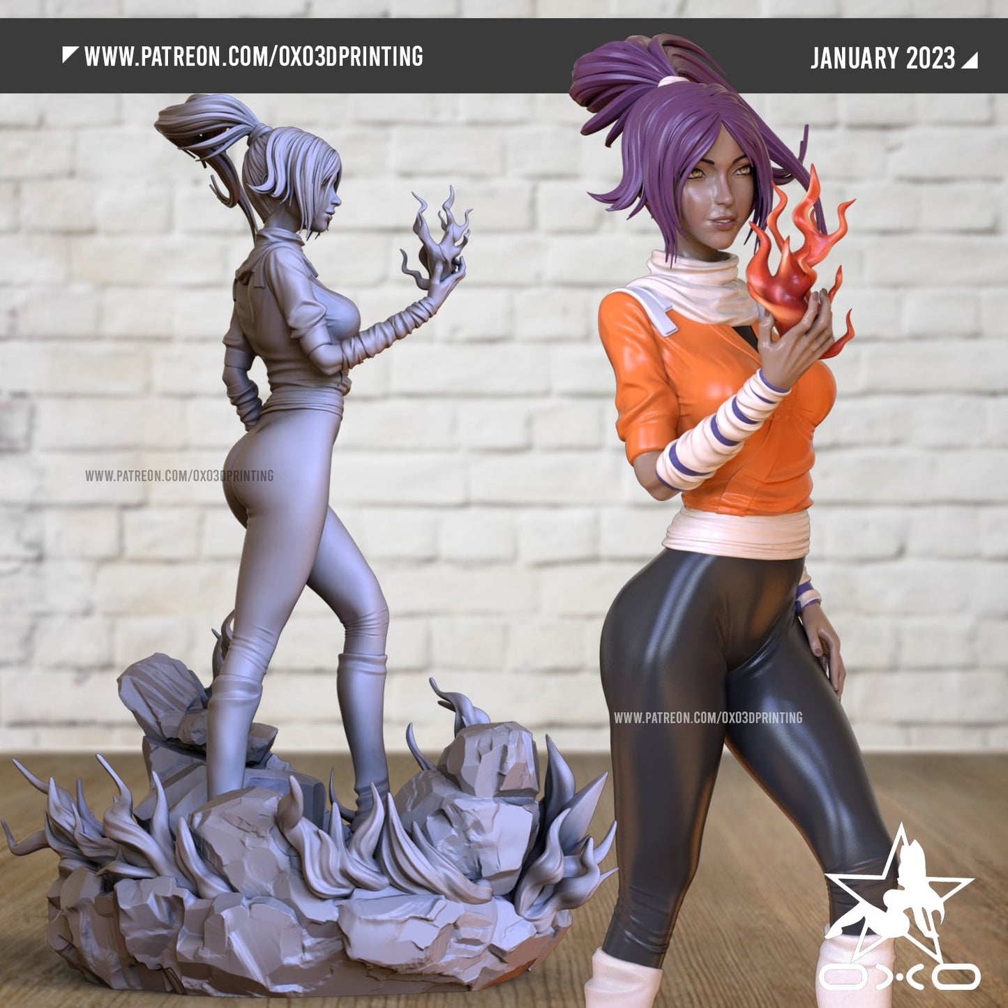 Yoruichi Shihouin - OXO3D - Dark Forge Arts