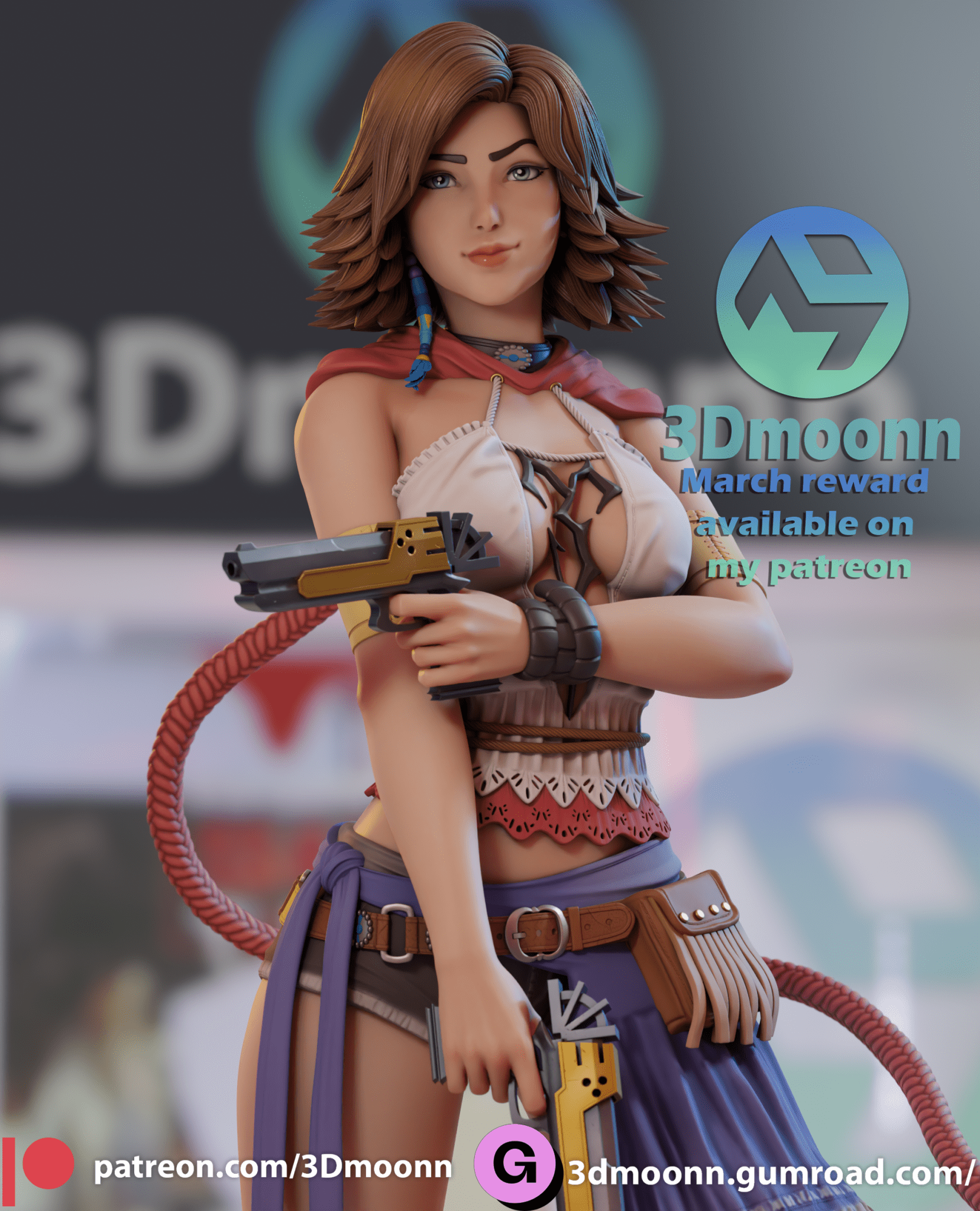Yuna - 3DMoonn - Dark Forge Arts