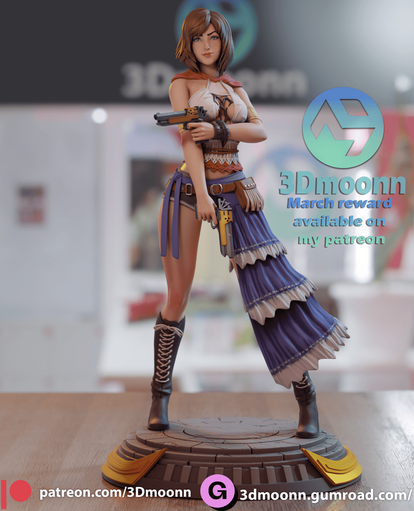 Yuna - 3DMoonn - Dark Forge Arts