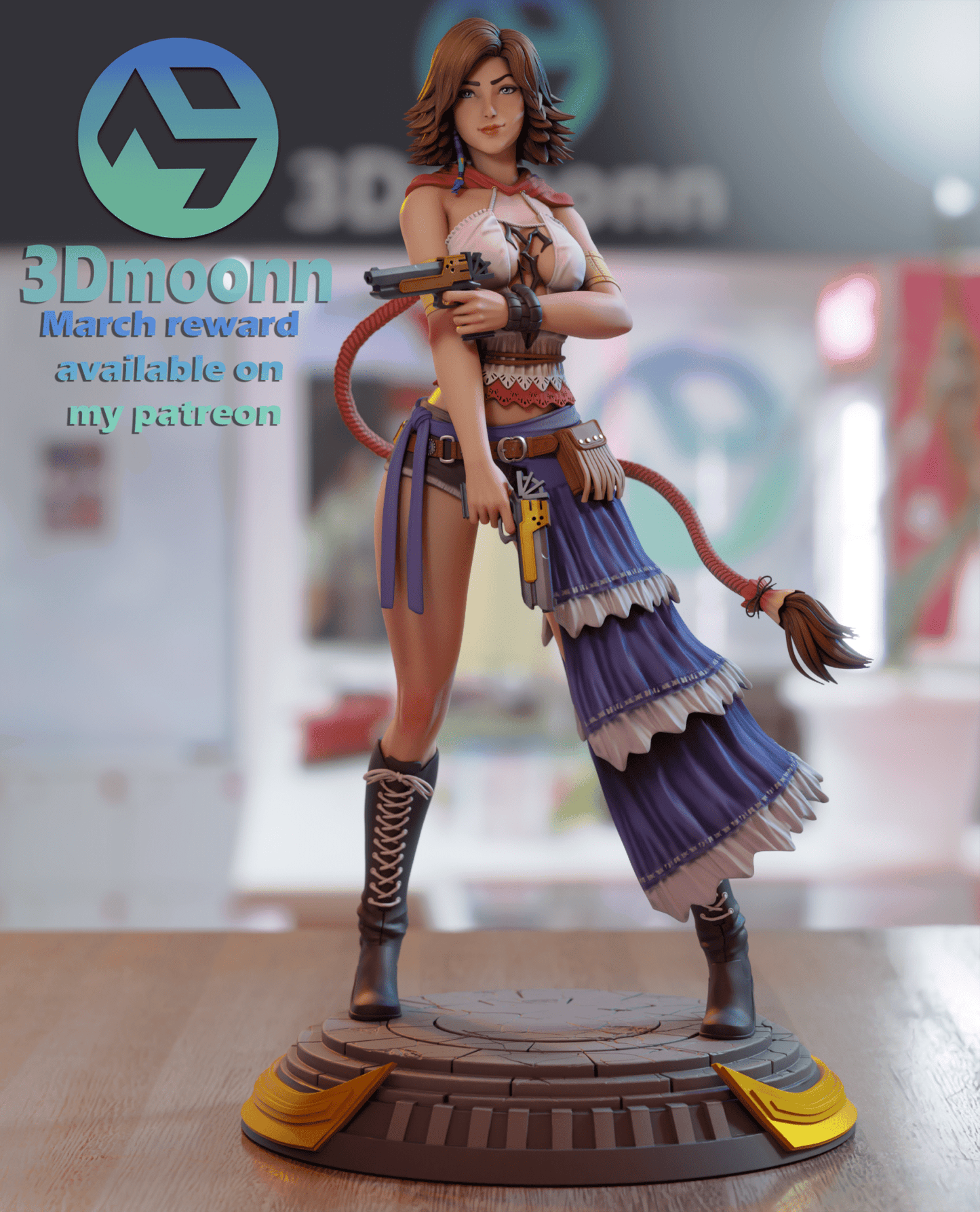Yuna - 3DMoonn - Dark Forge Arts