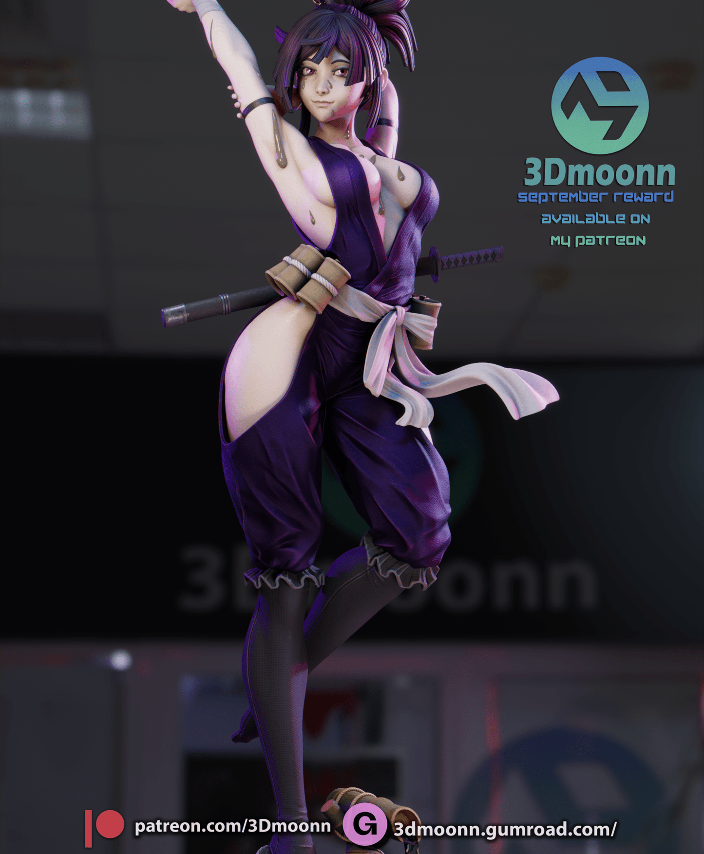 Yuzuriha - 3DMoonn - Dark Forge Arts