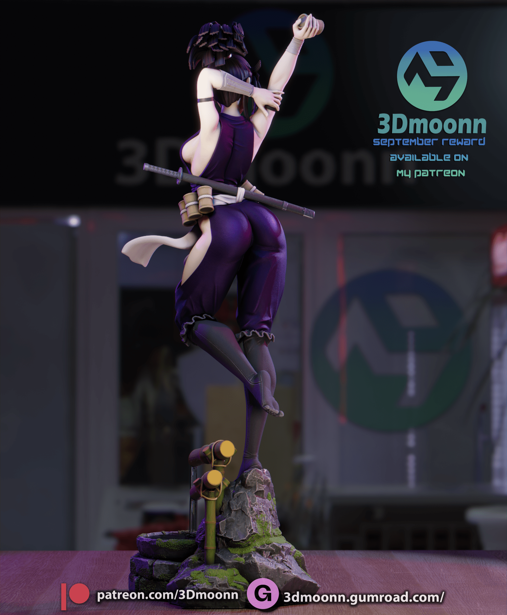Yuzuriha - 3DMoonn - Dark Forge Arts