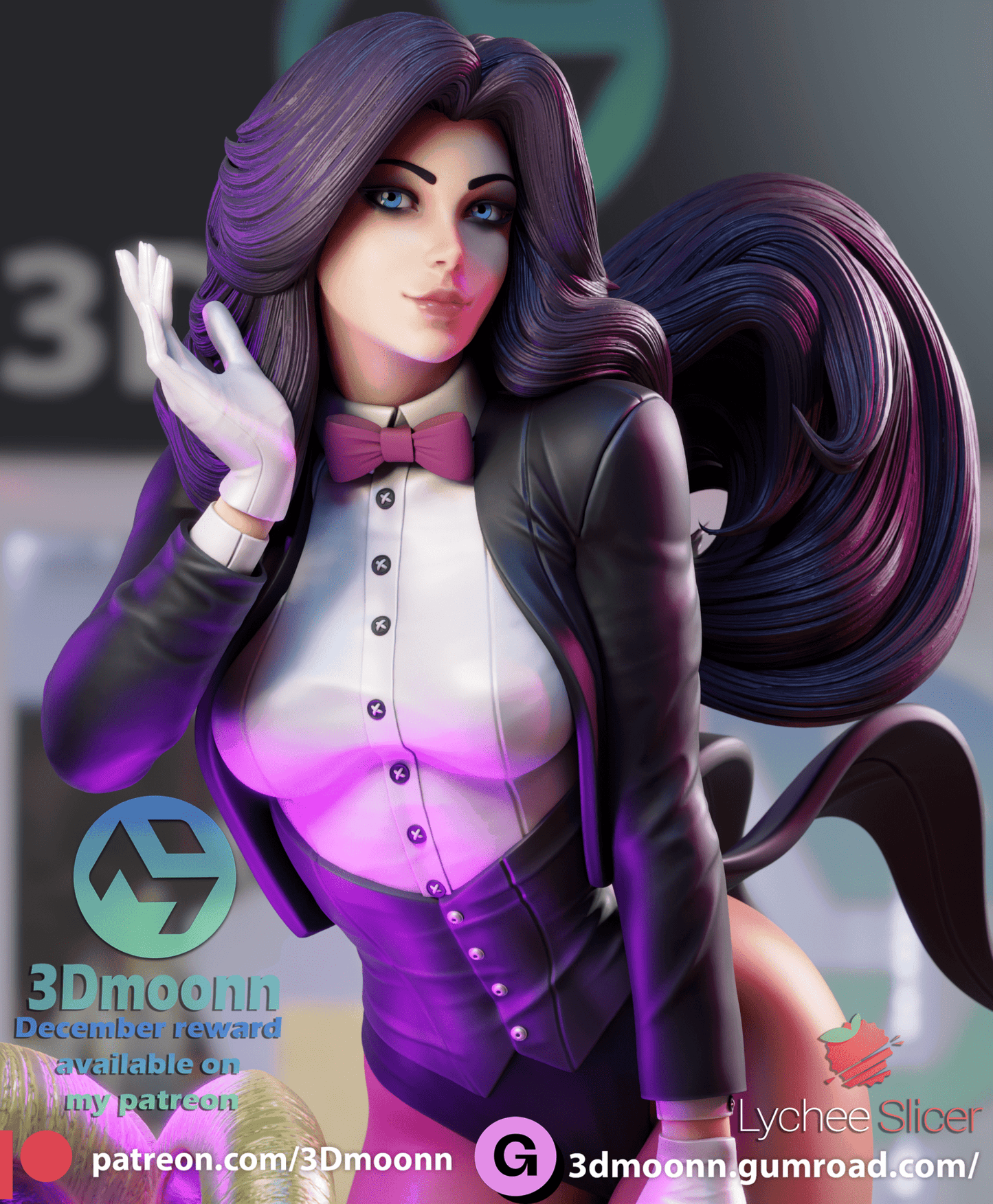 Zatanna - 3DMoonn - Dark Forge Arts