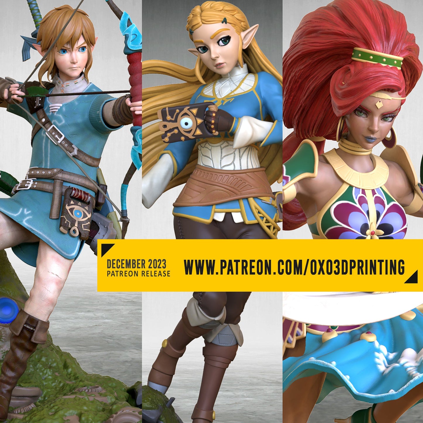 Zelda Diorama - OXO3D - Dark Forge Arts