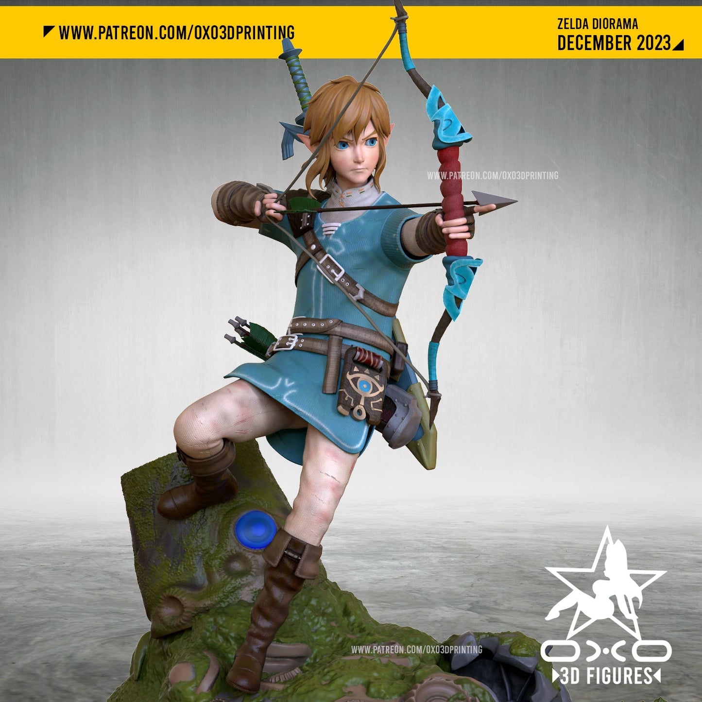 Zelda Diorama - OXO3D - Dark Forge Arts