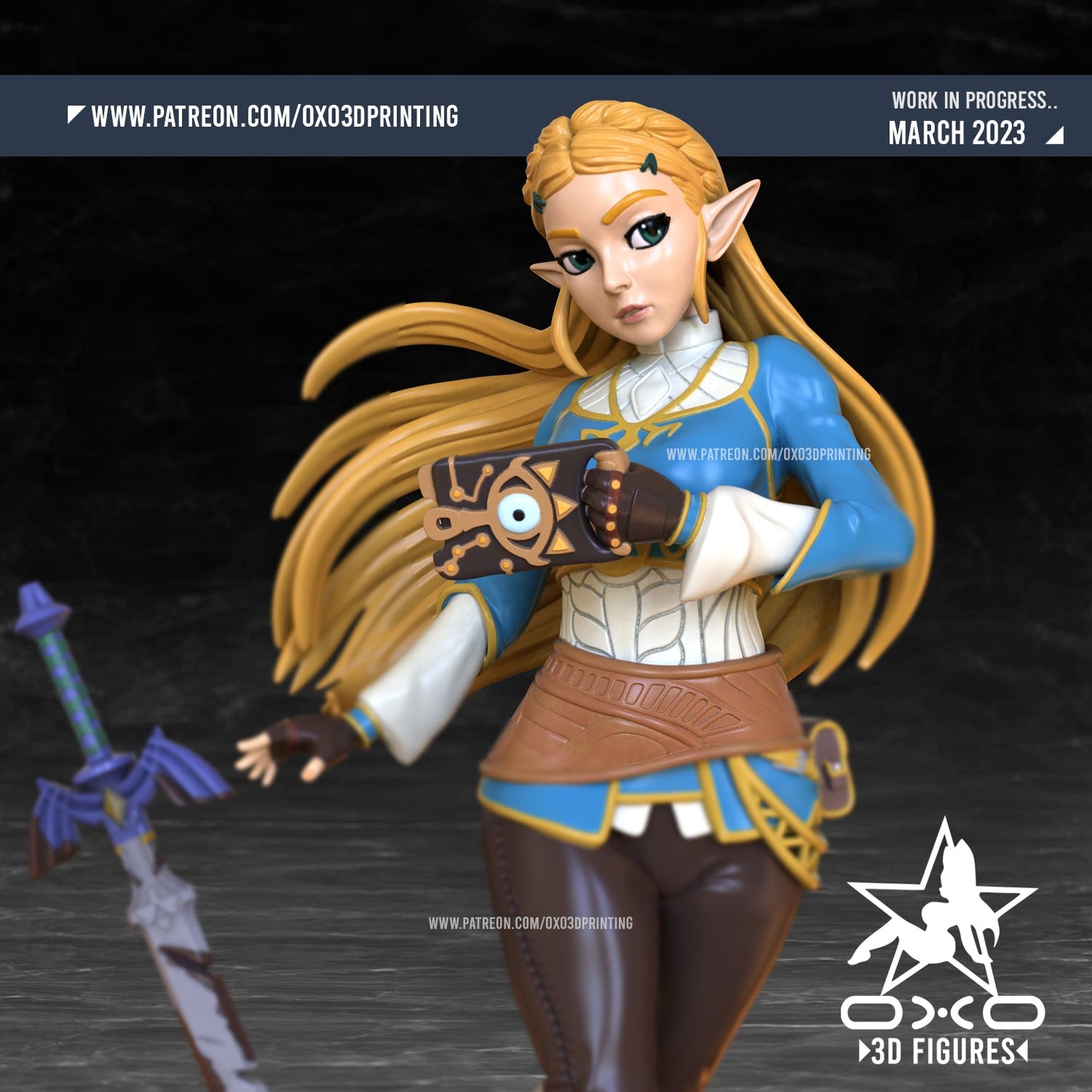 Zelda - OXO3D - Dark Forge Arts