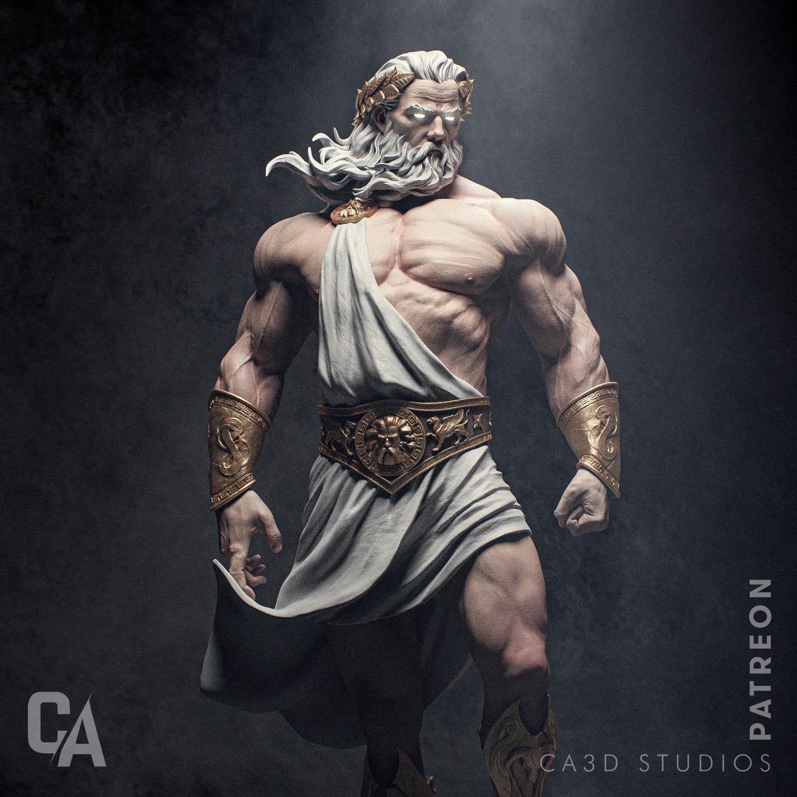 Zeus - CA 3D Studios - Dark Forge Arts