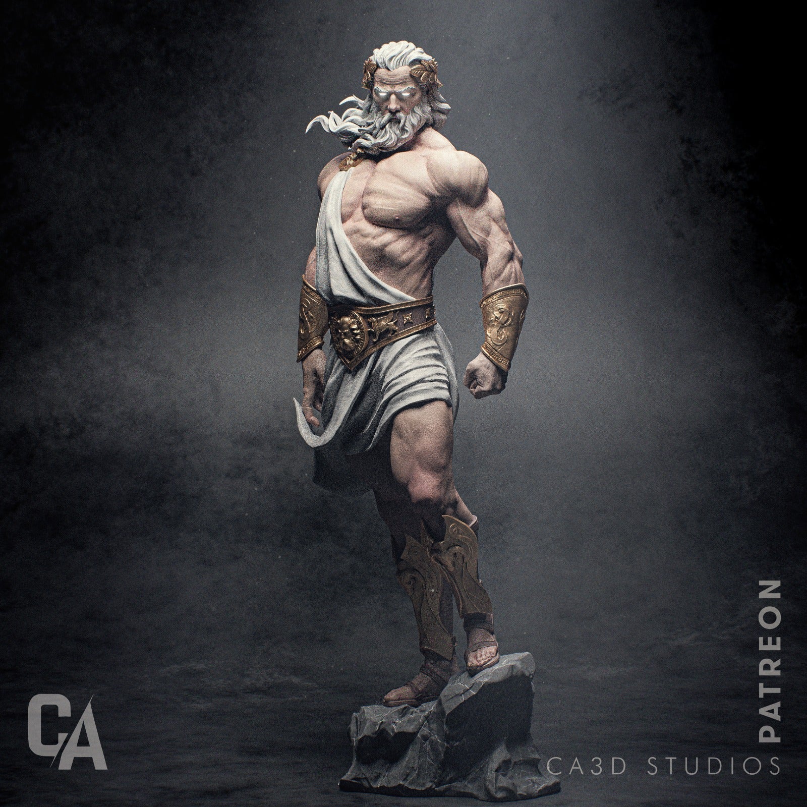 Zeus - CA 3D Studios - Dark Forge Arts