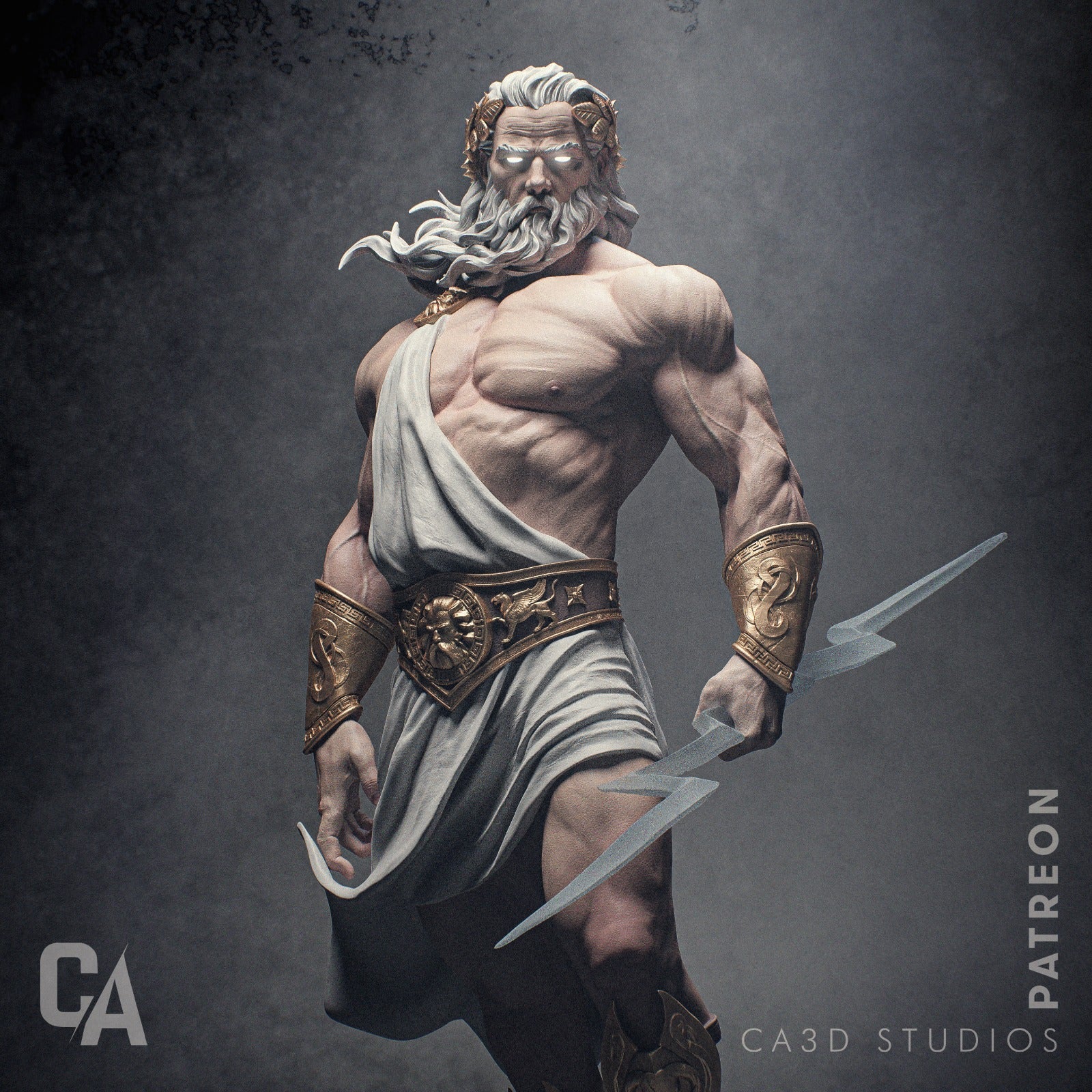 Zeus - CA 3D Studios - Dark Forge Arts
