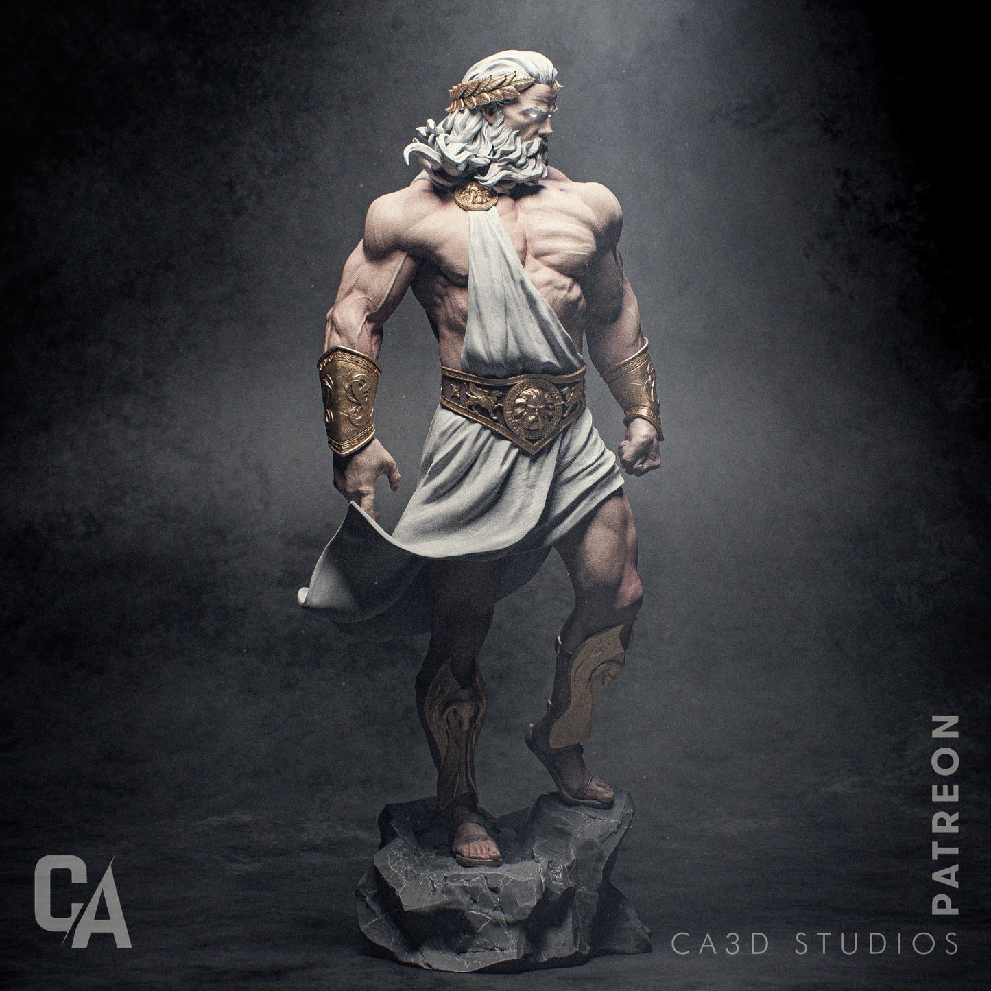 Zeus - CA 3D Studios - Dark Forge Arts