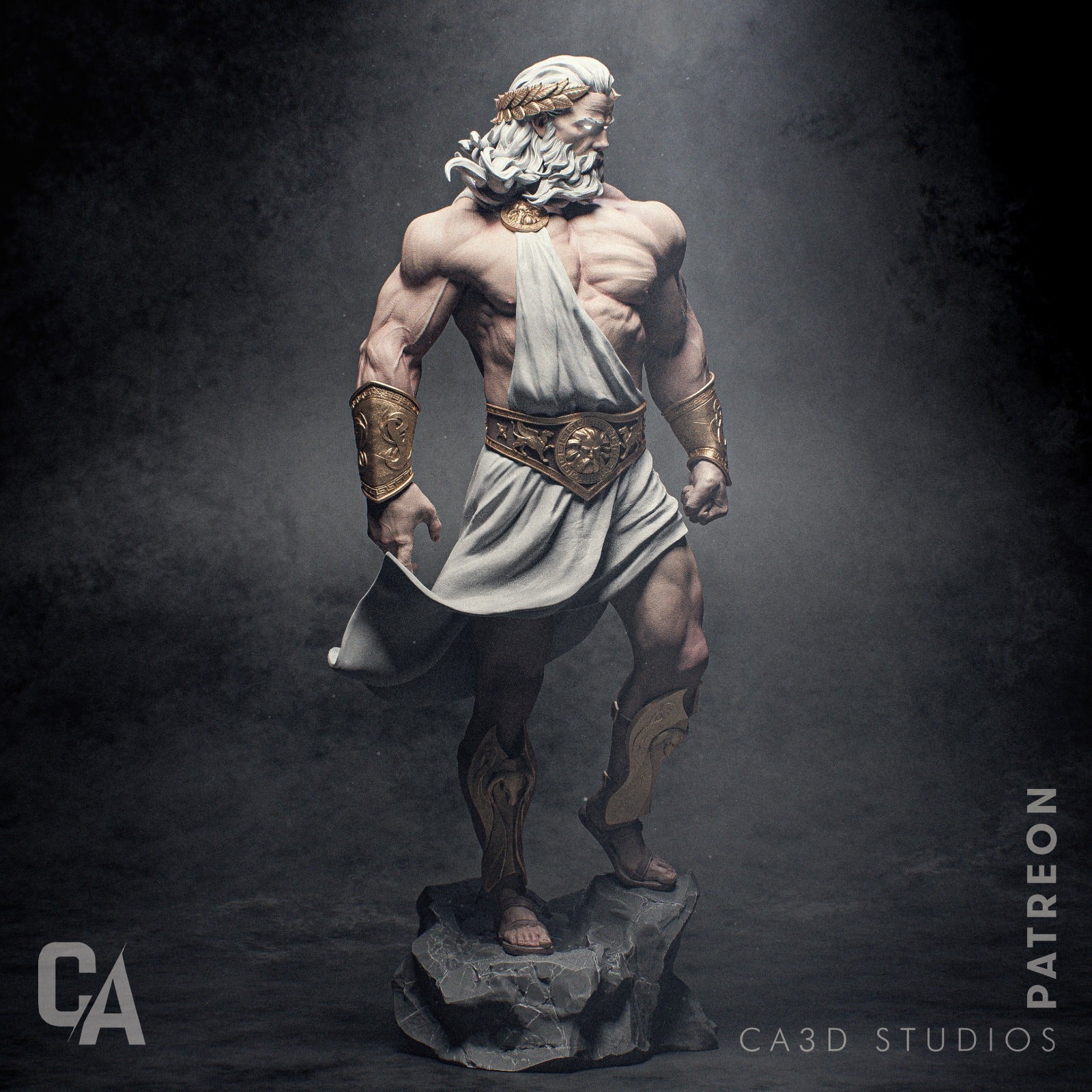 Zeus - CA 3D Studios - Dark Forge Arts