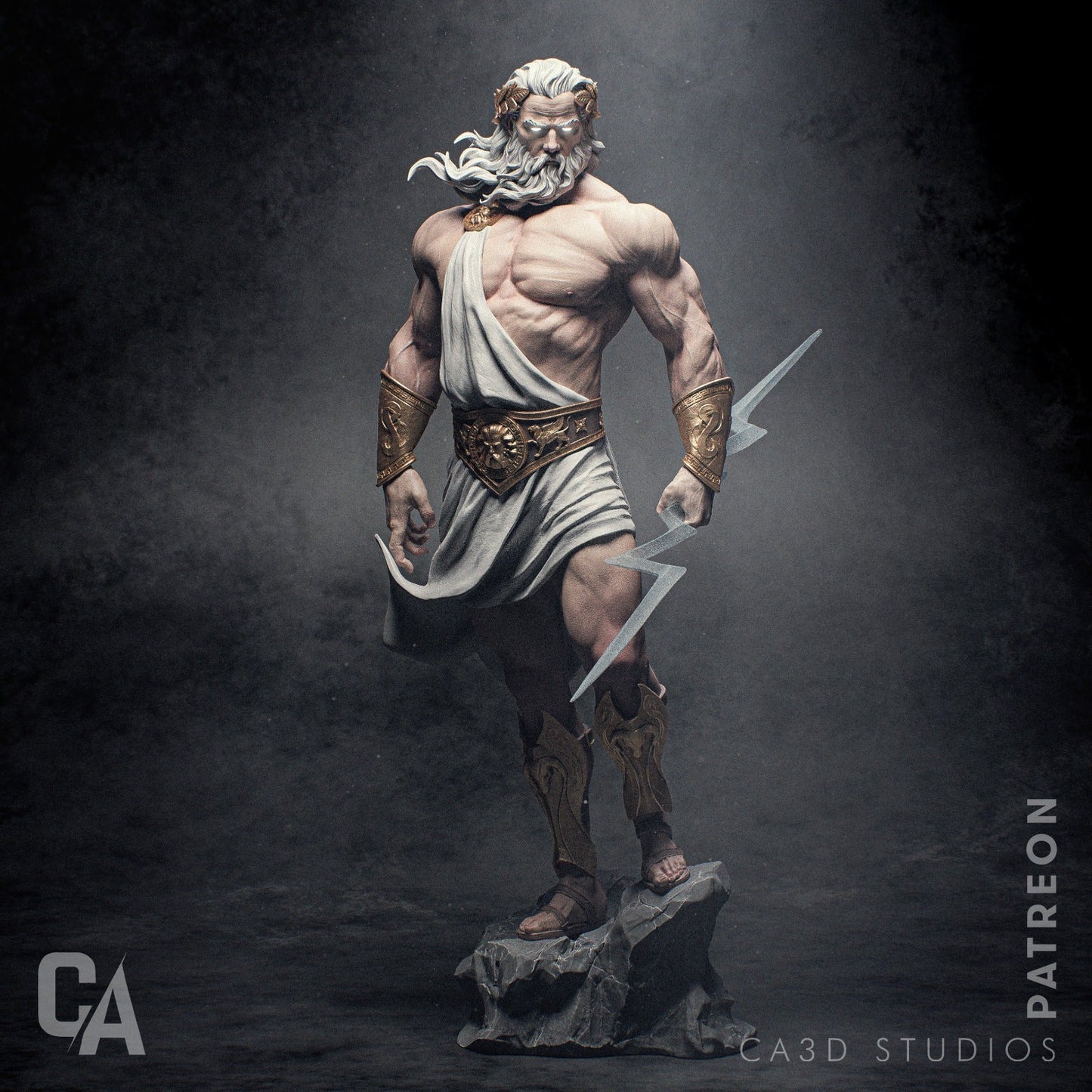 Zeus - CA 3D Studios - Dark Forge Arts