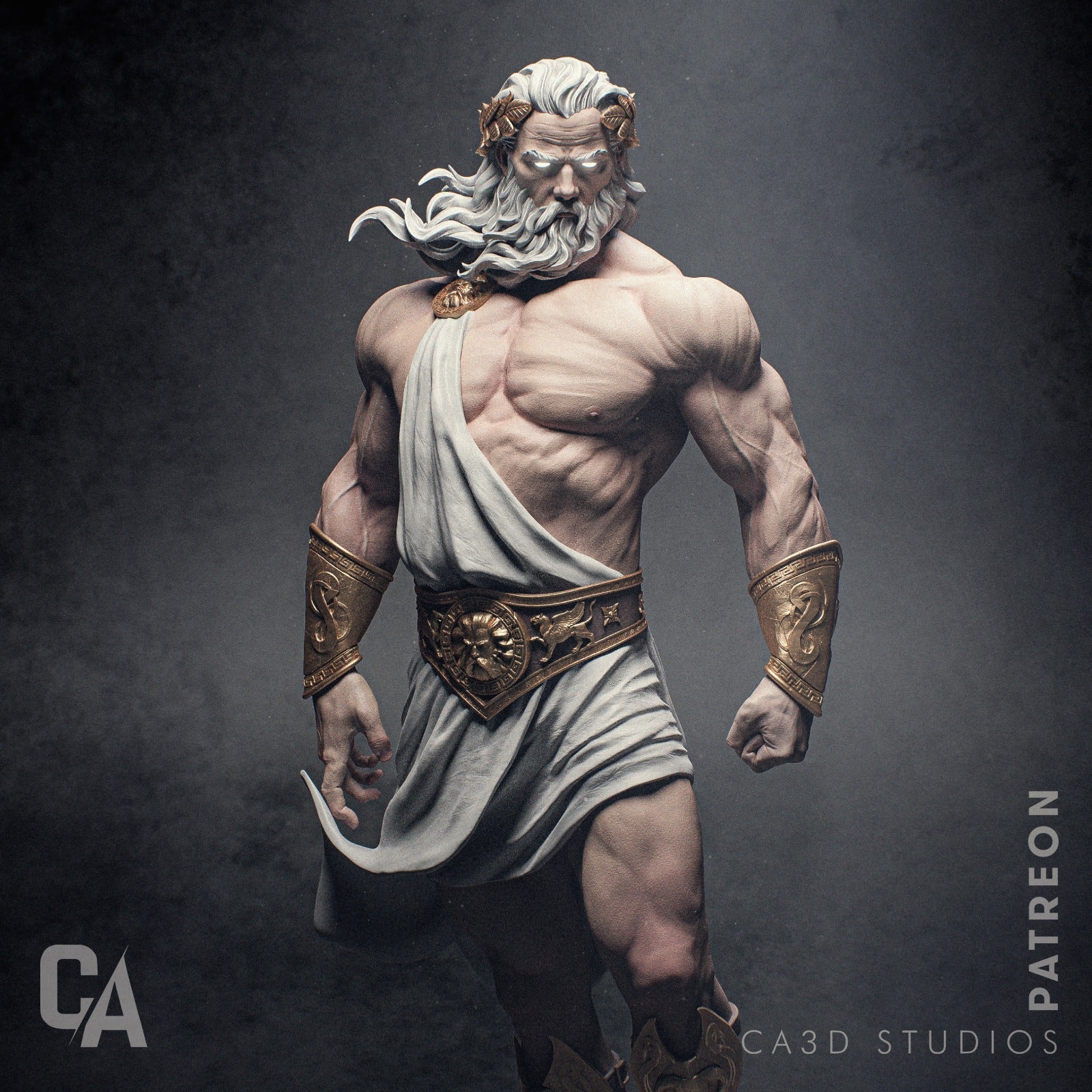 Zeus - CA 3D Studios - Dark Forge Arts