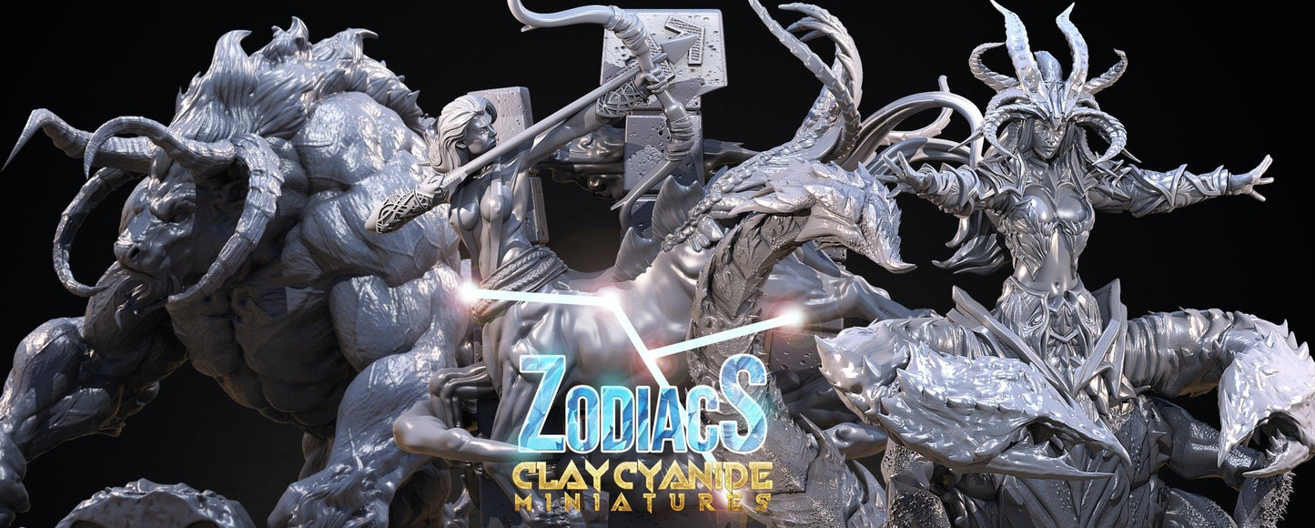 Zodiacs - ClayCyanide - Dark Forge Arts