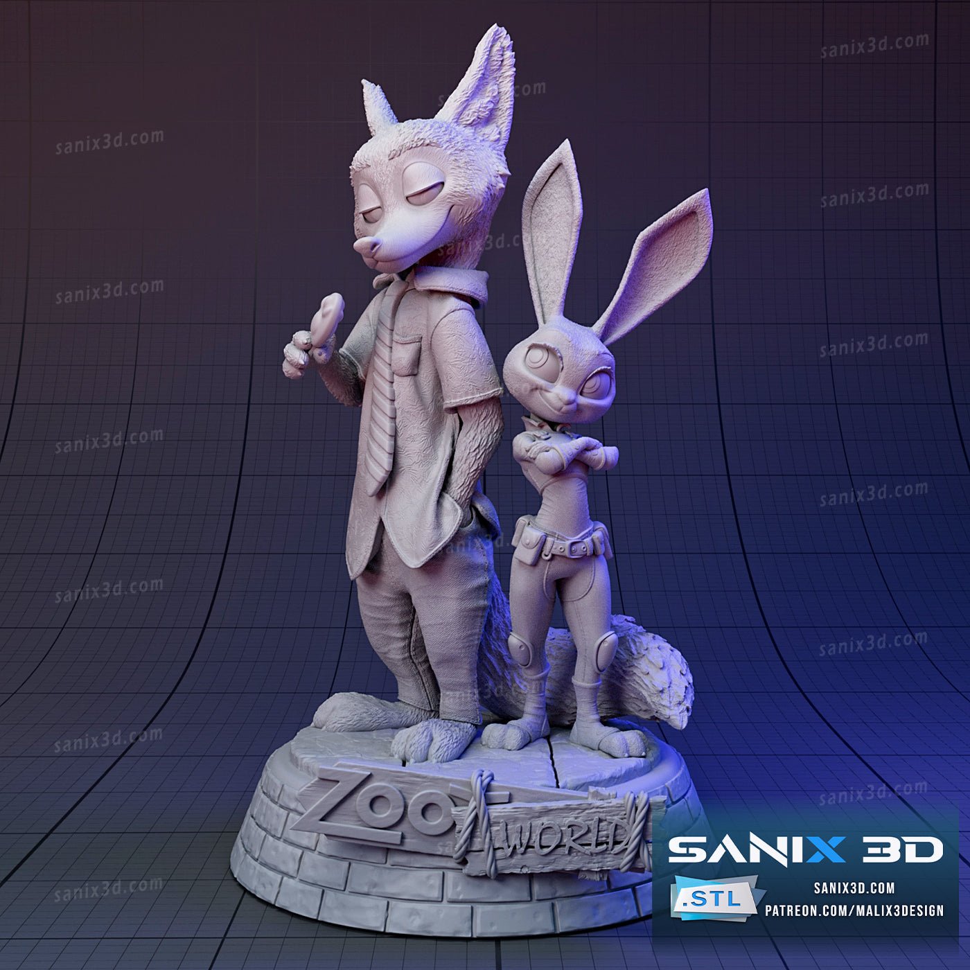 Zootopia - Sanix3D - Dark Forge Arts