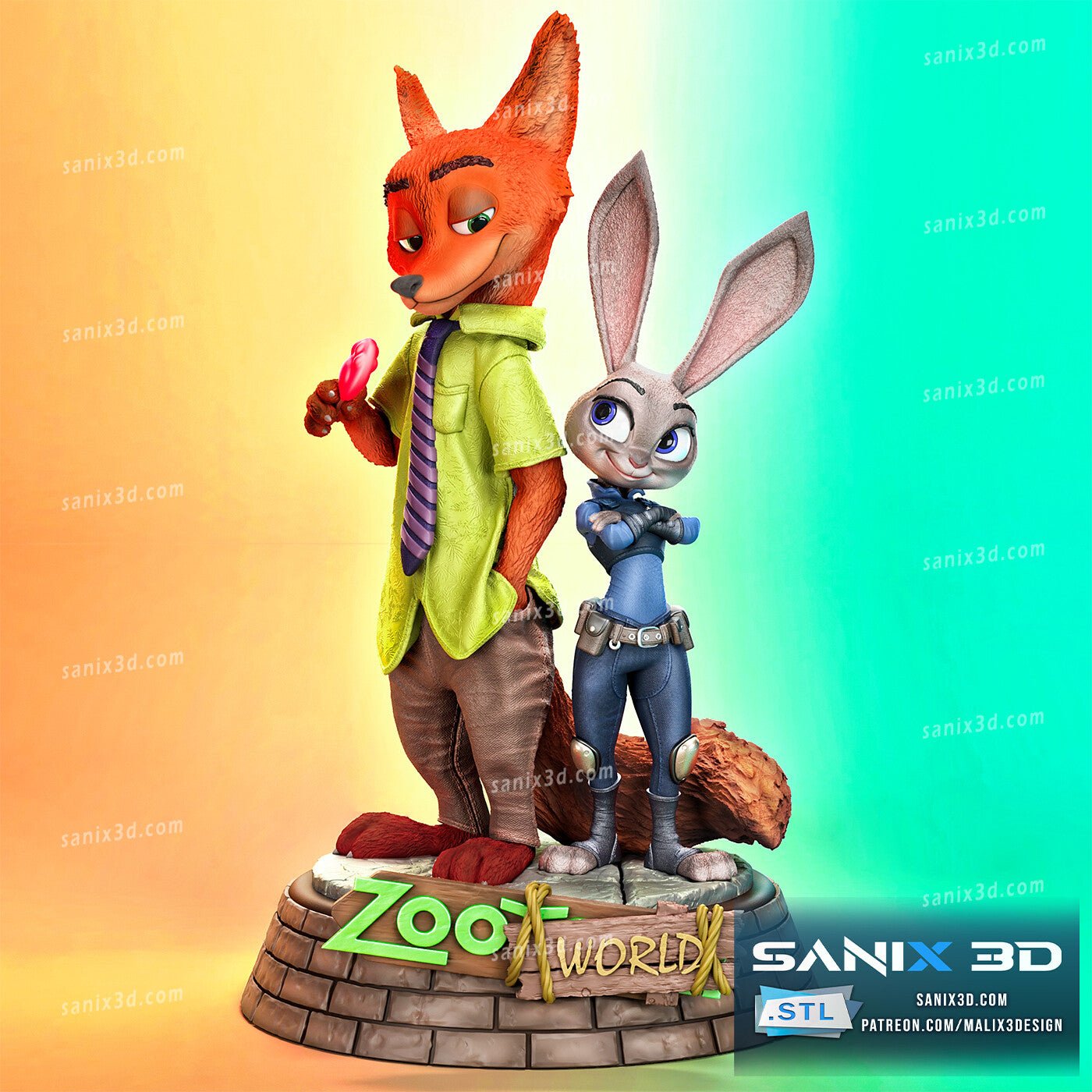 Zootopia - Sanix3D - Dark Forge Arts